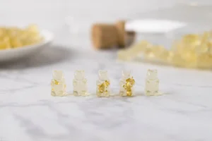 Golden Champagne Gummy Bears — Honey Blonde