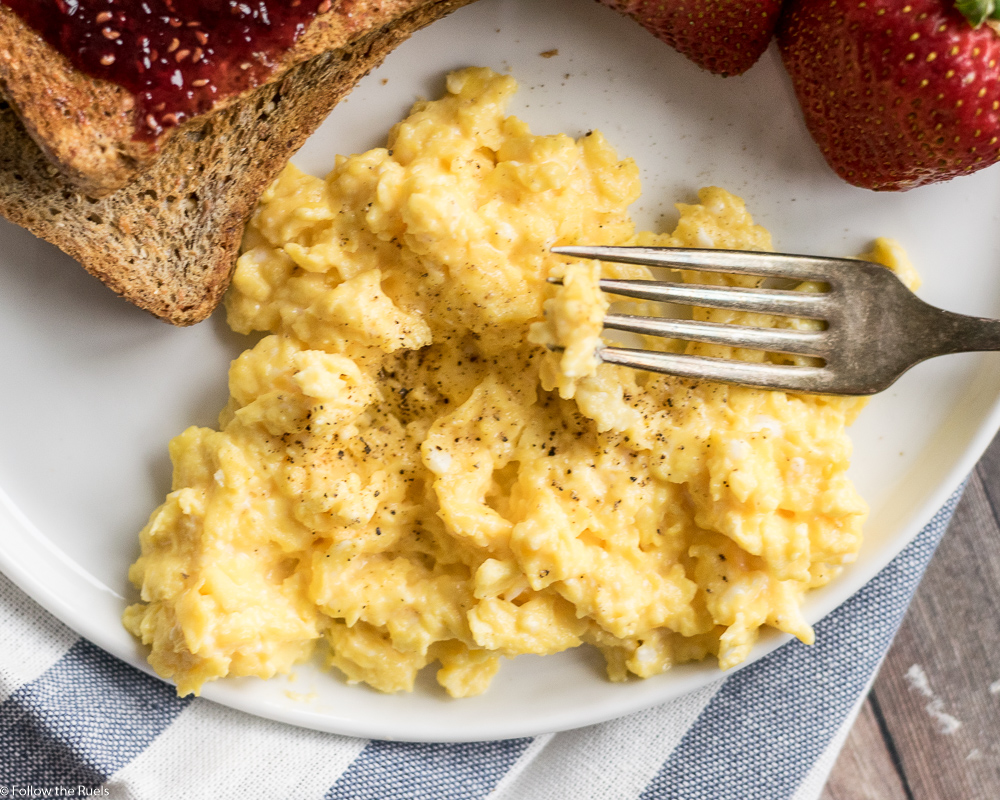 Perfect Scrambled Eggs - Iris and Honey