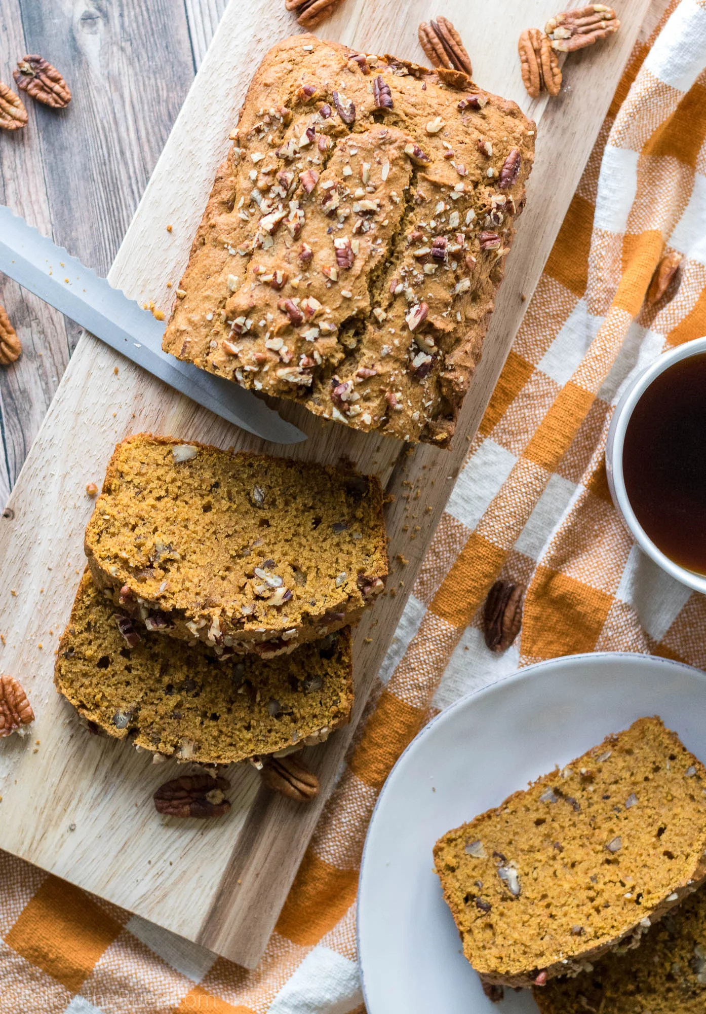 Maple Pecan Pumpkin Bread