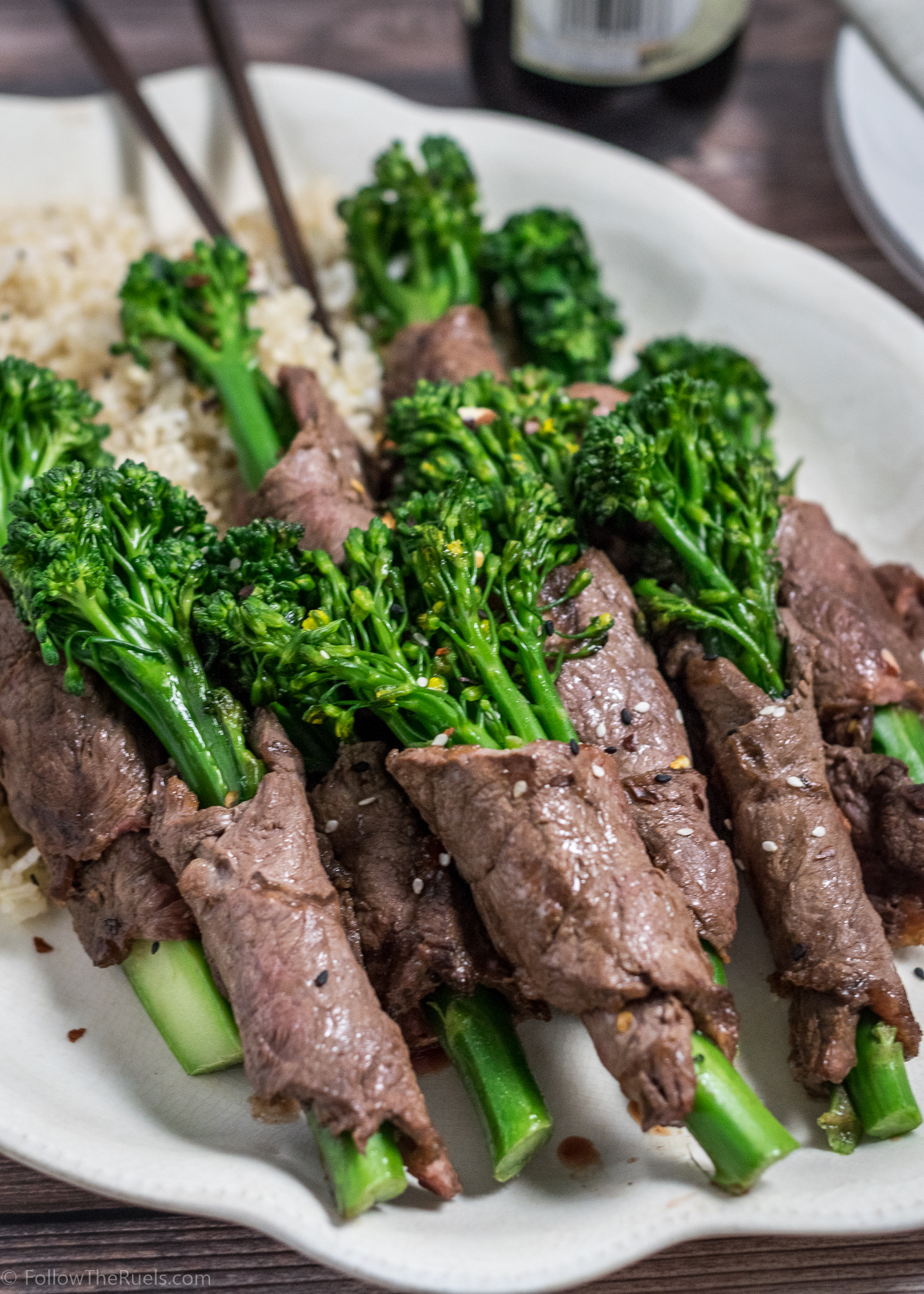 Healthy Beef and Broccoli Rollups