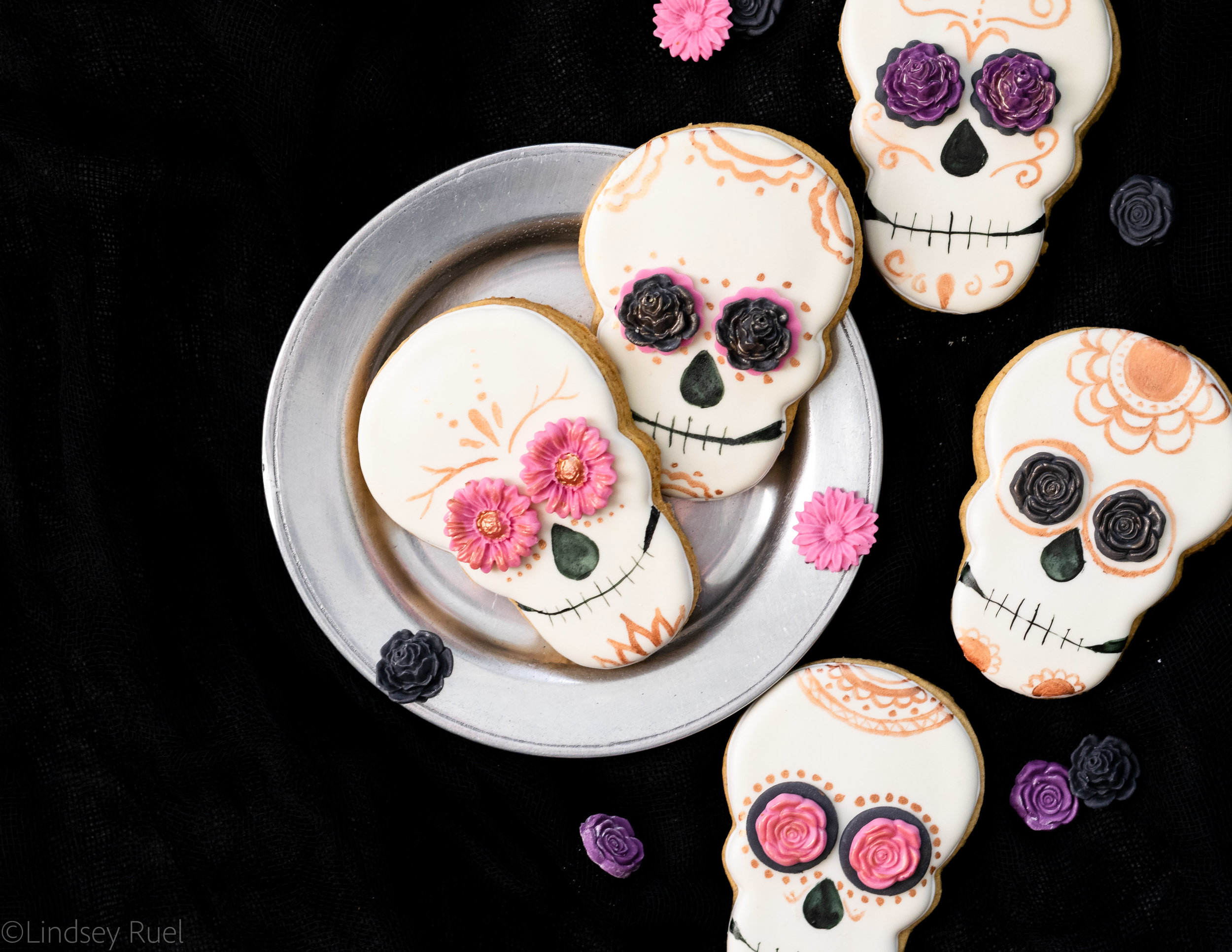 All Saints Day 3D Clay Cutter Set Sugar Skull Dia De Los Muertos Clay Cutter and Stamp Clay Mold Skeleton Silhouette Skull Shape