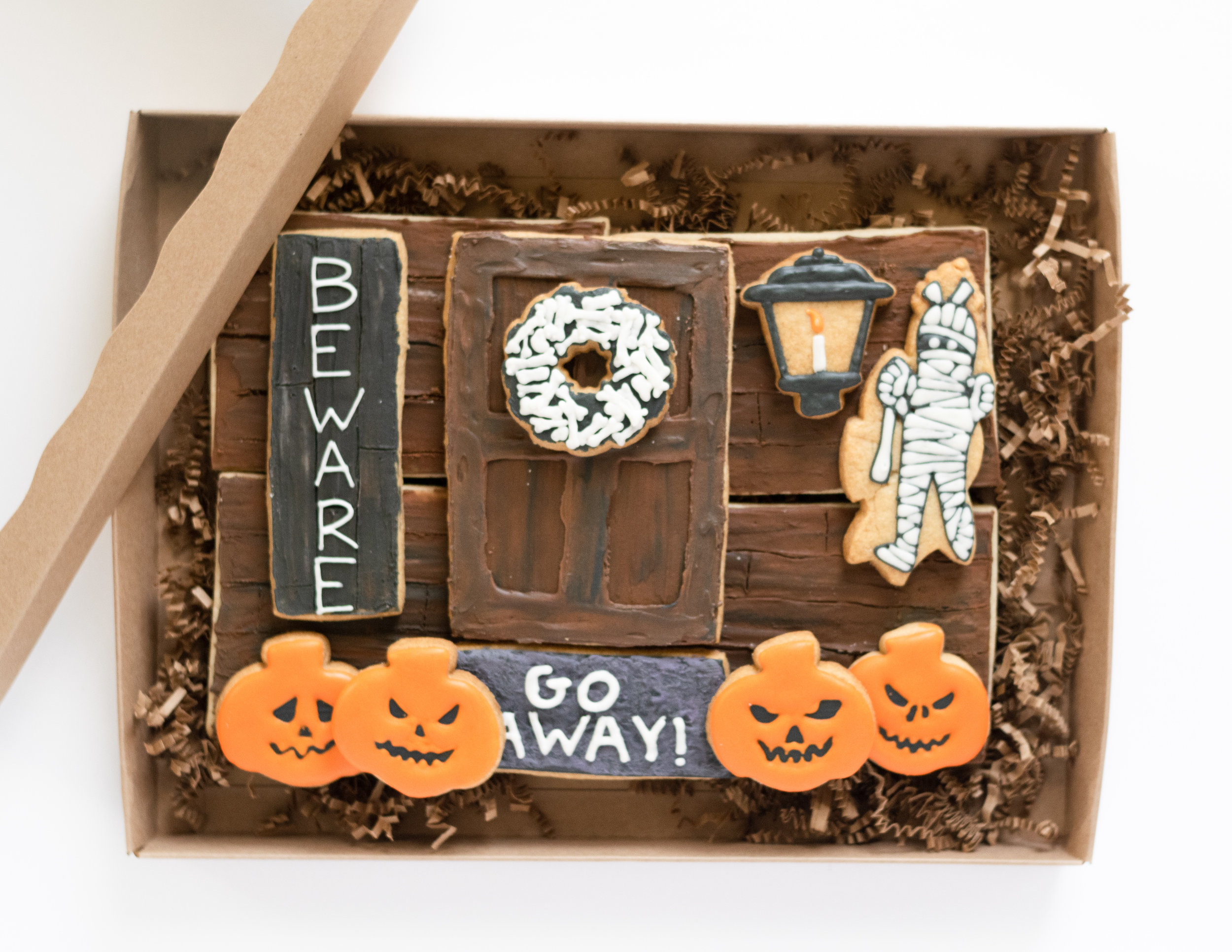 Haunted House Porch Cookie Platter