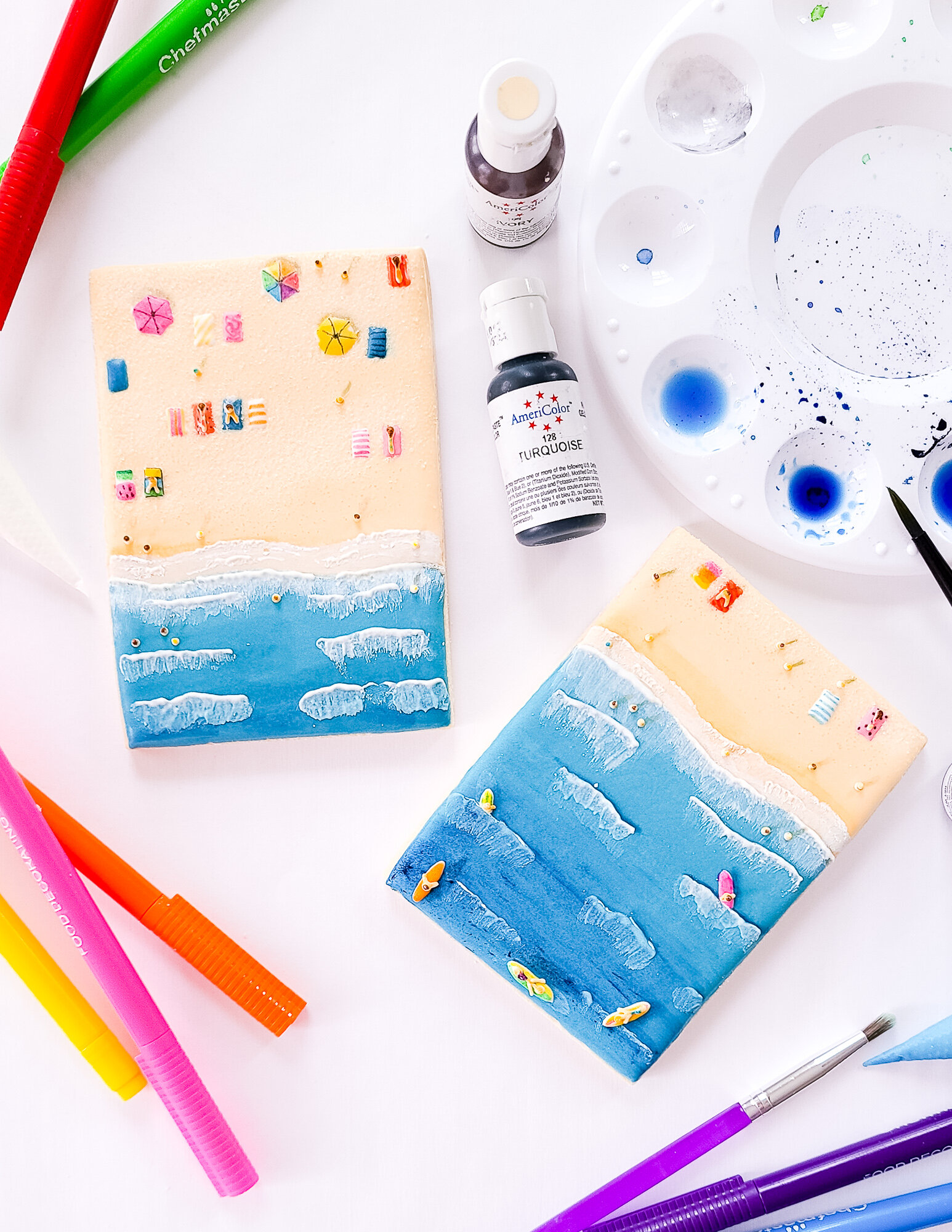 Aerial Beach Cookie Decorating E-Course