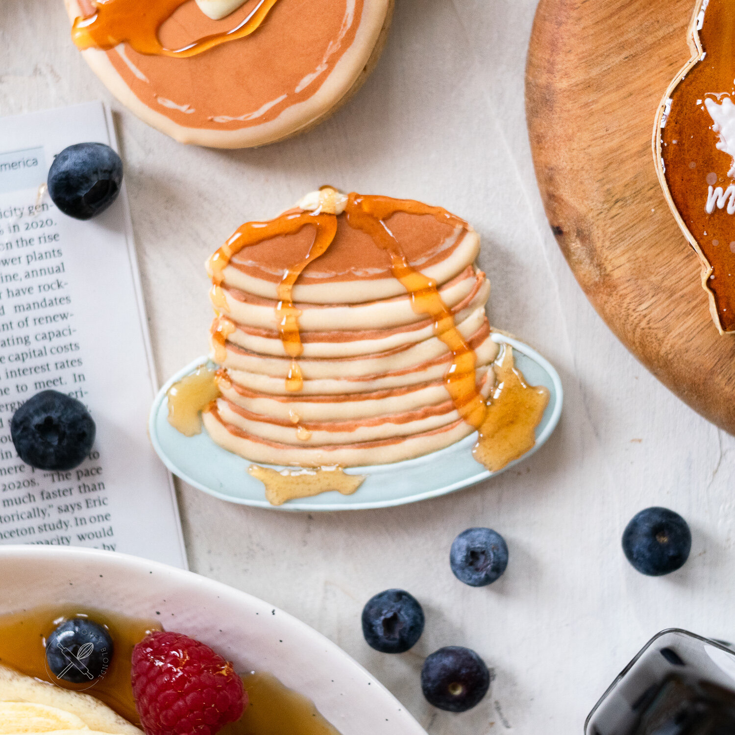 Stack of Pancakes Sugar Cookie Recipe