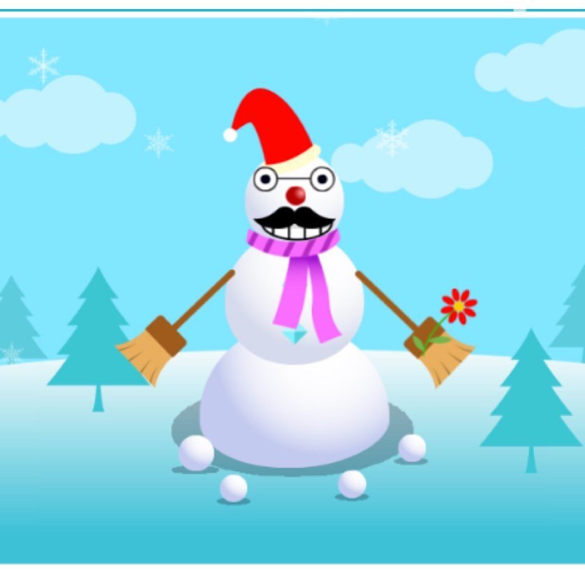 Look at the cool snowman we made together in our online Prepare group today 😍 #winter #prepare #chatterbox #chatterboxkids #onlinegroups #letusbackin