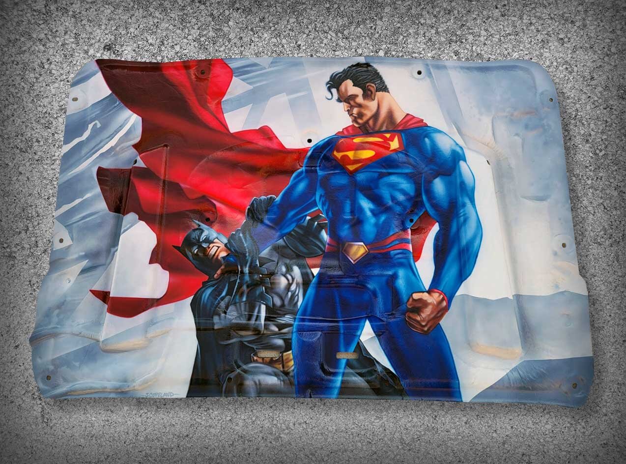 Superman 2013 mustang hood liner.jpg
