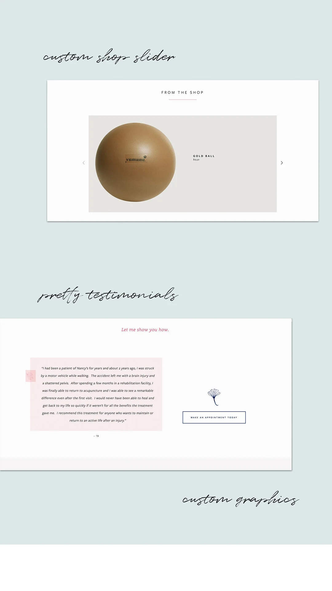 Sugar Coats contact page | website design by Jodi Neufeld Design