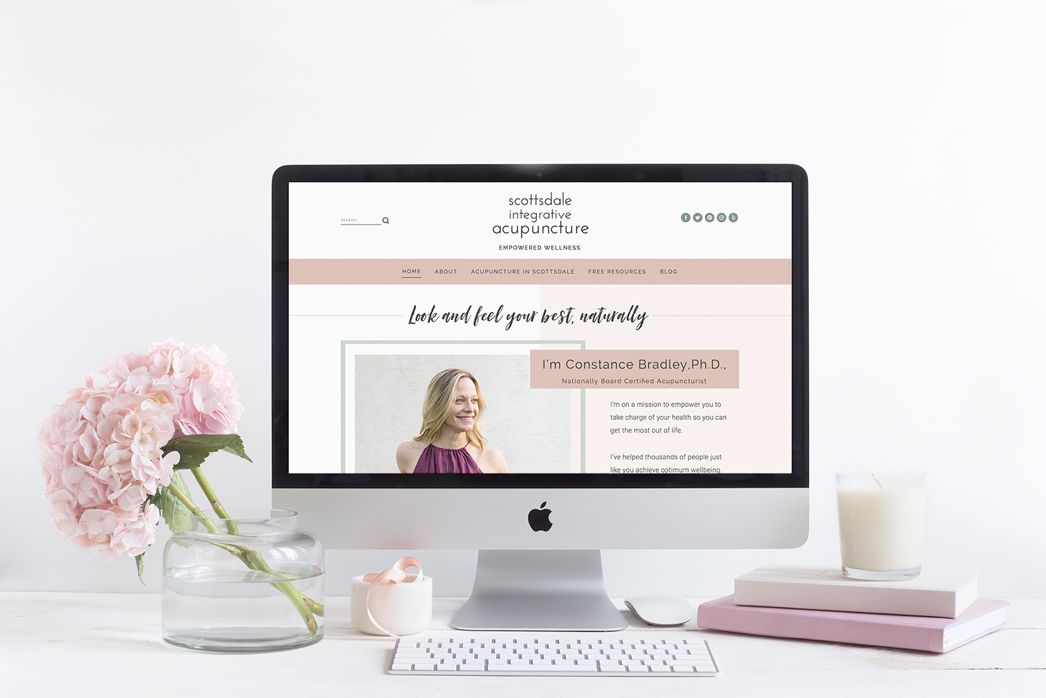 Scottsdale Integrative Acupuncture Squarespace website redesign