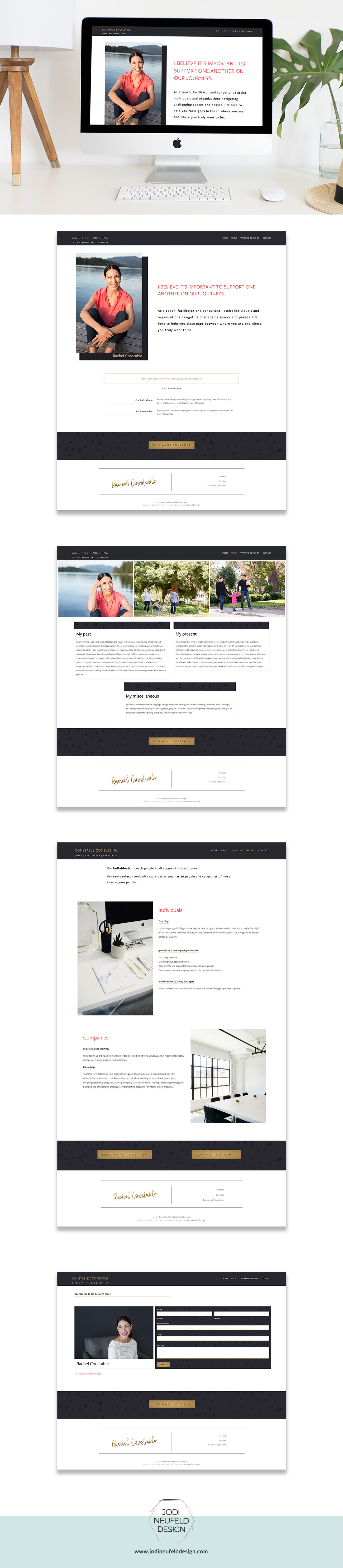 Constable Consulting | Squarespace Web Design by Jodi Neufeld Design