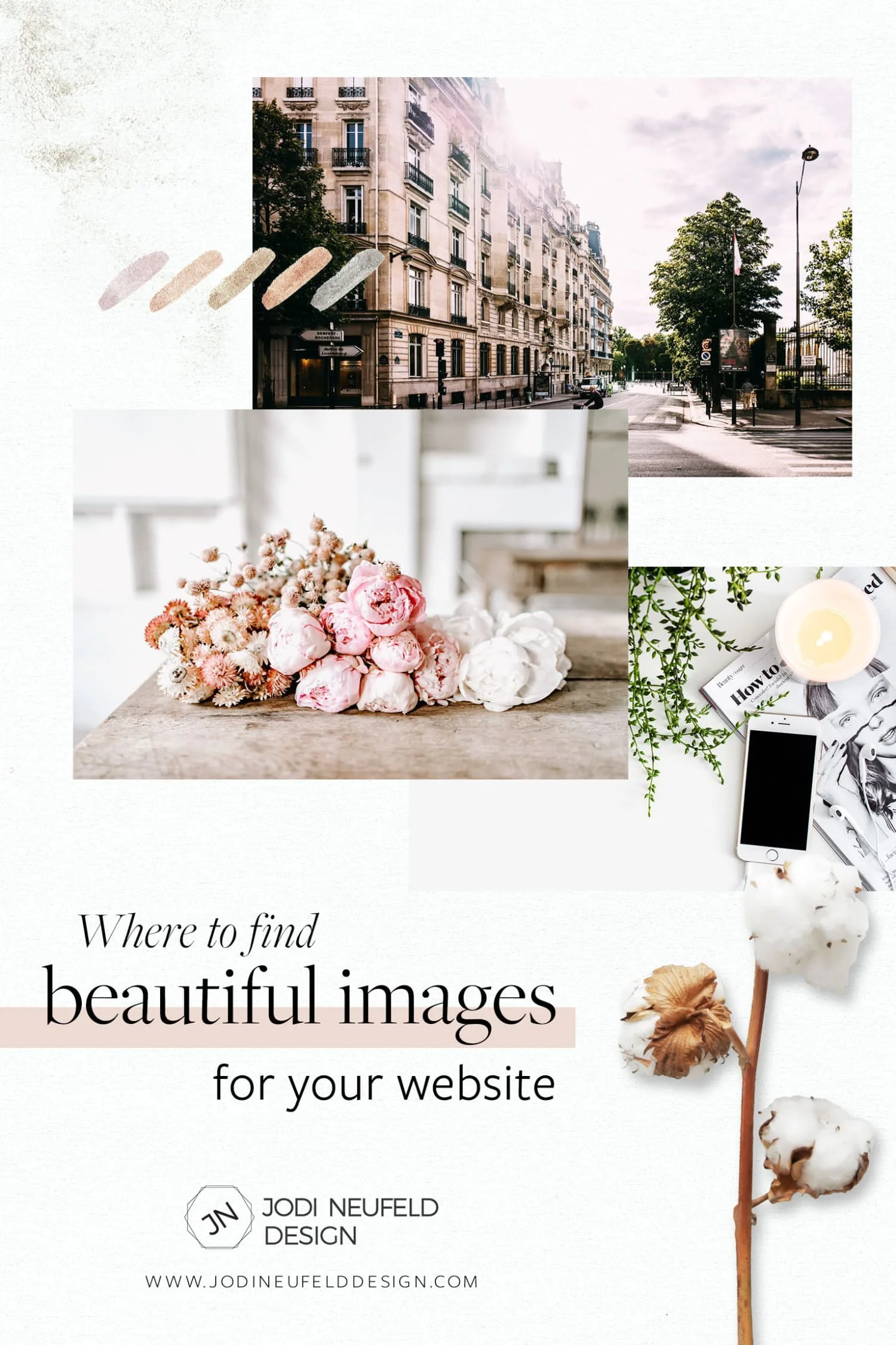 Where to find beautiful images for your website by Jodi Neufeld Design #squarespace #webdesign