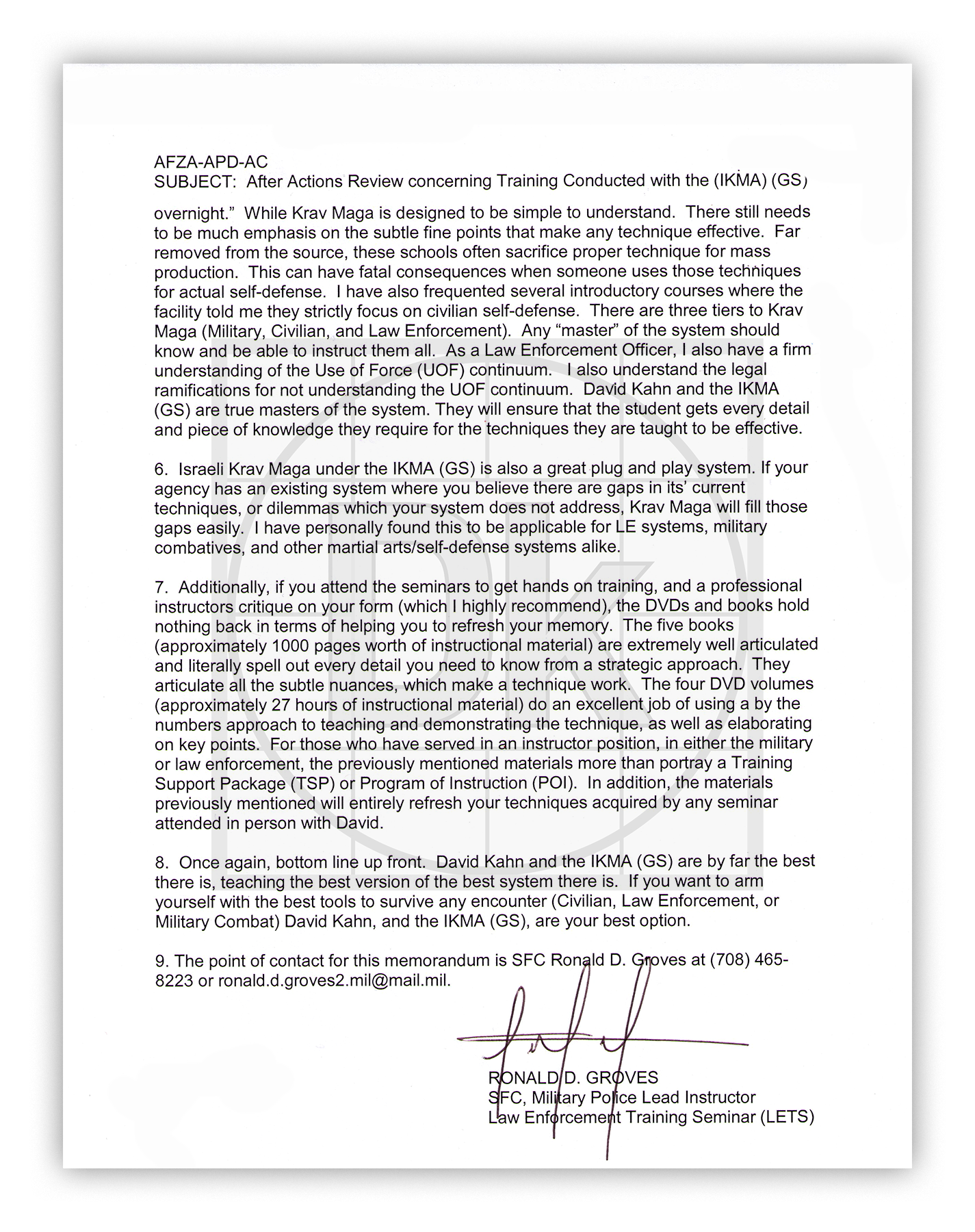 DEPARTMENT OF THE ARMY — FORT BRAGG Cont.
