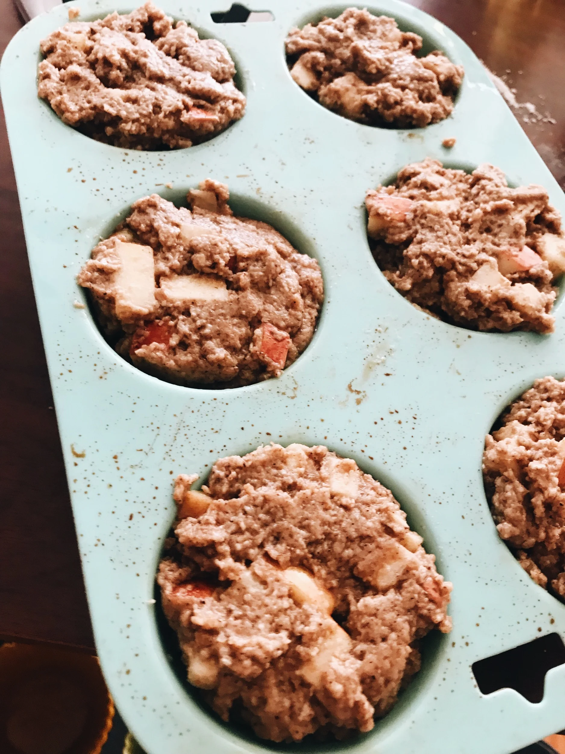 Muffin integral manzana y canela