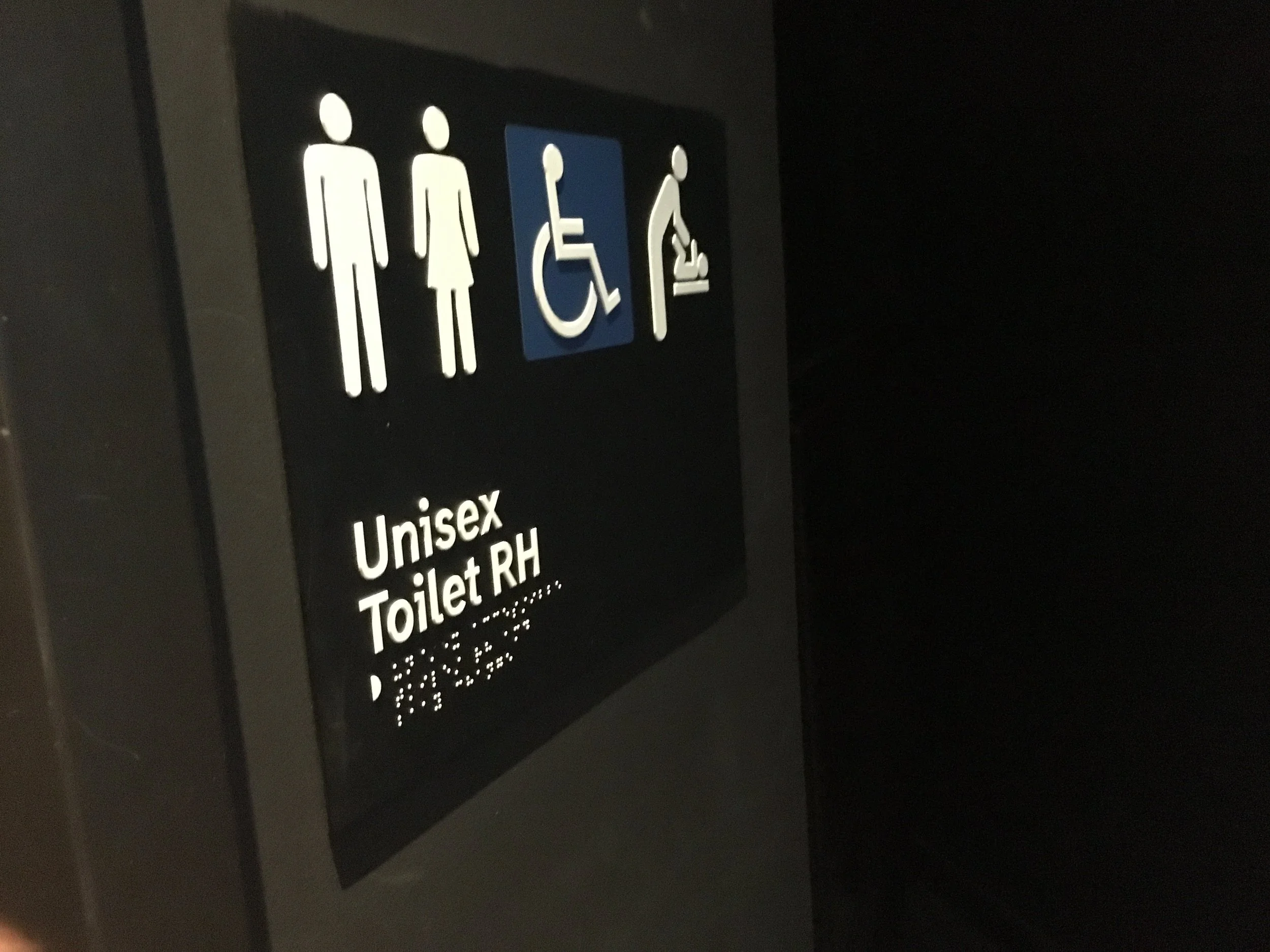 Braille signs are made to Australian required standards.