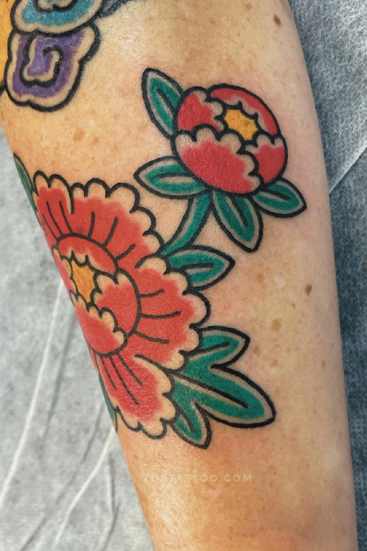 Zoe Wisdom Tattoo Melbourne Peony bud