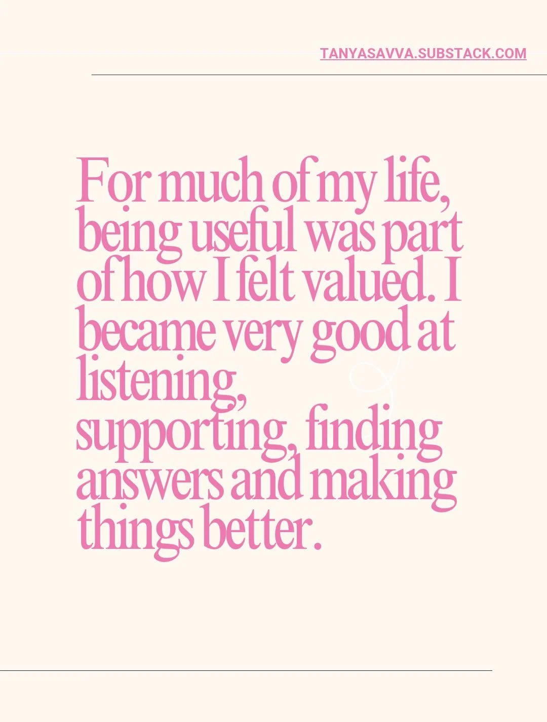 I&rsquo;ve spent much of my life being the person who helps, heals and makes things better. Much of my identity is tied to being the person who fixes things and who finds another way.

If something doesn&rsquo;t work, I find a solution. If someone is