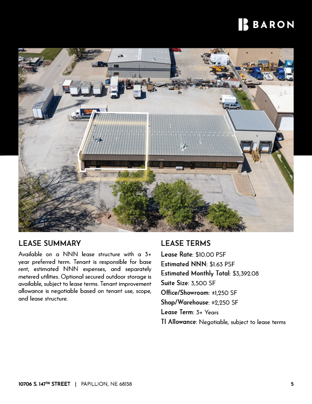 Flyer LEASE - 10706 S. 147th Street, Papillion, NE5.png