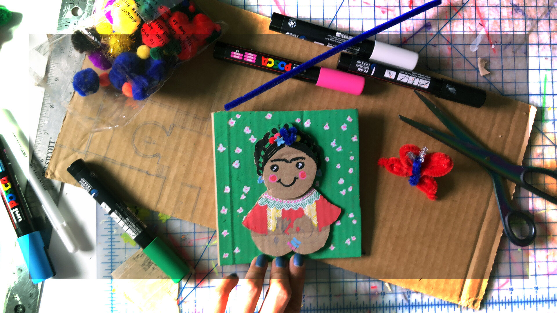 Frida book making.jpg