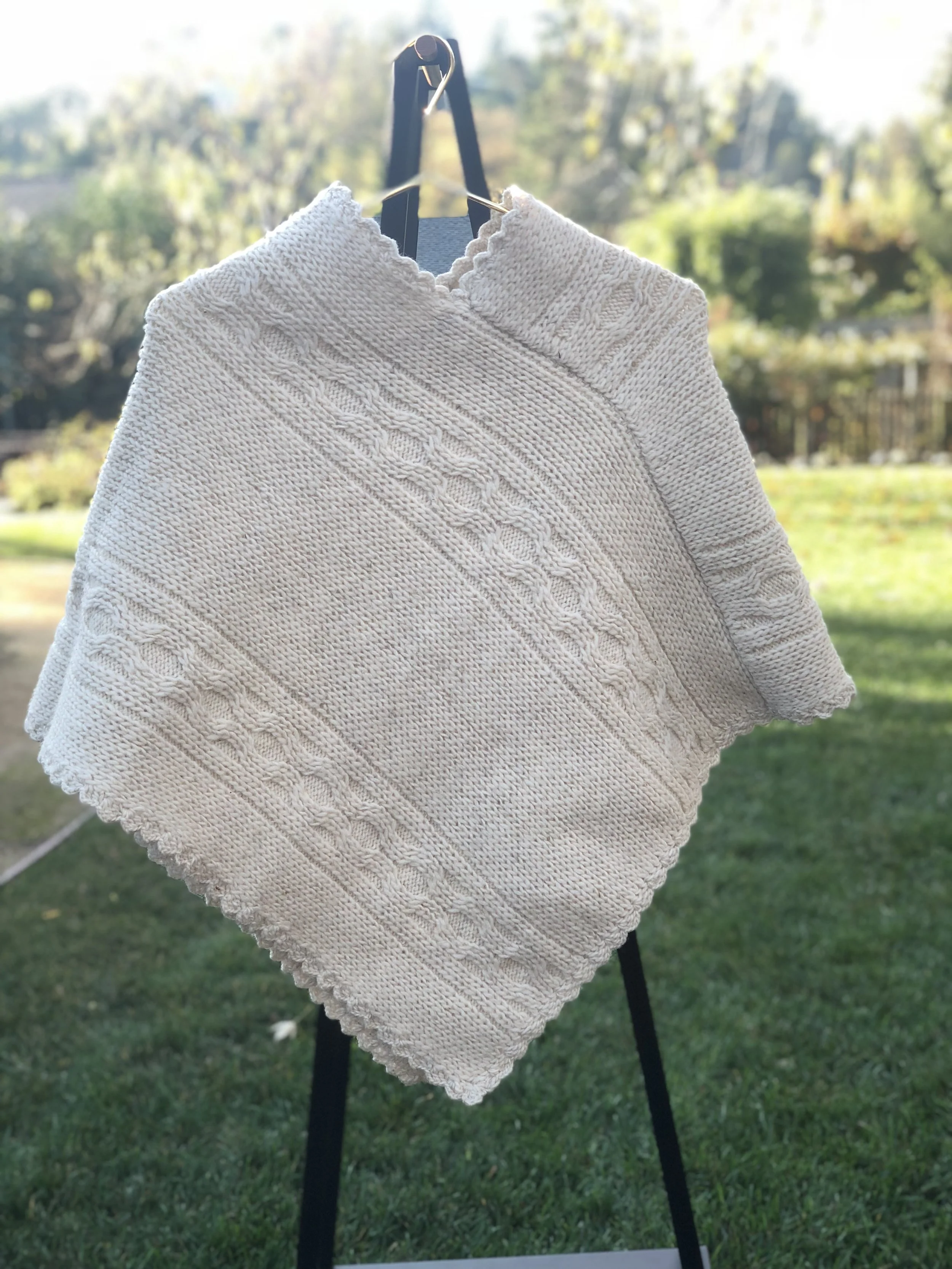 100% Wool Poncho
