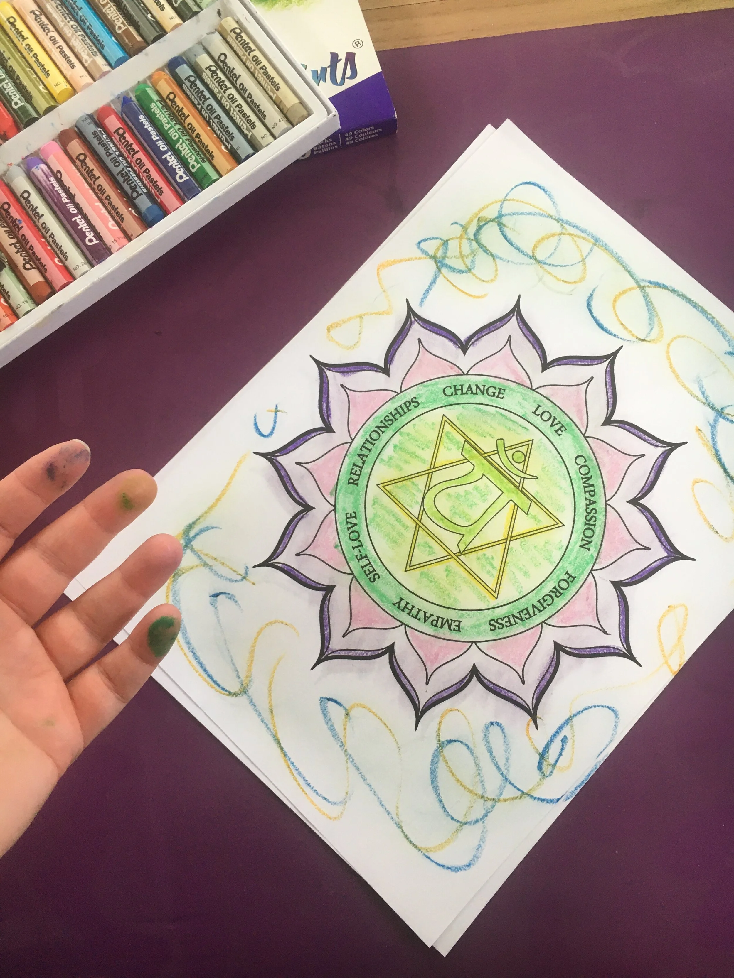 Ray of Peace: Blog #2: Mindful Coloring and 4 minute meditation