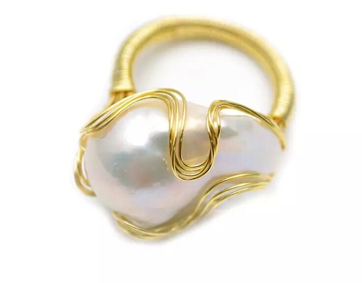 Baroque Wire Wrapped Ring