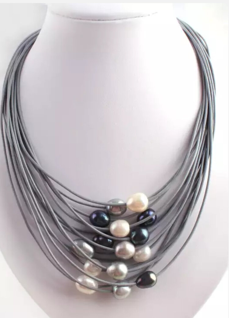 Rope Pearl Necklace