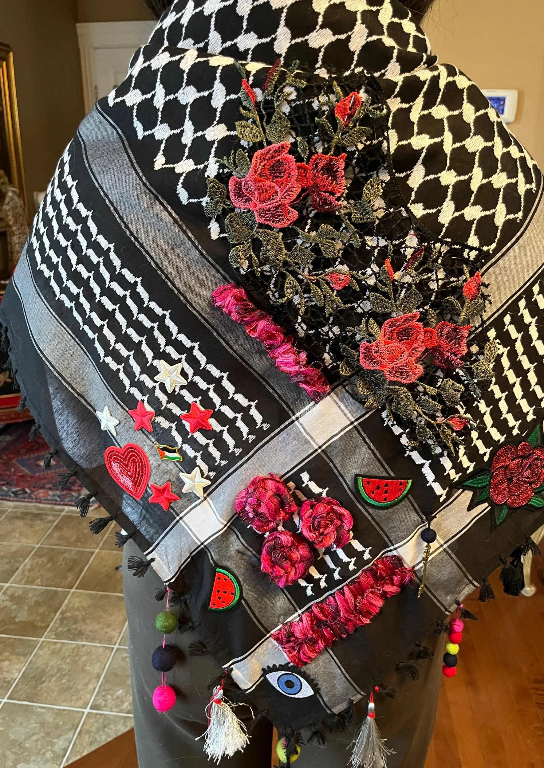 Black Kuffiyah Scarf