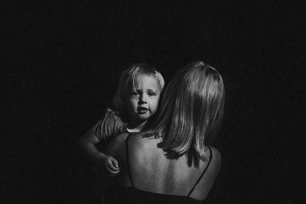 low-light-black-and-white-image-of-mom-and-daughter