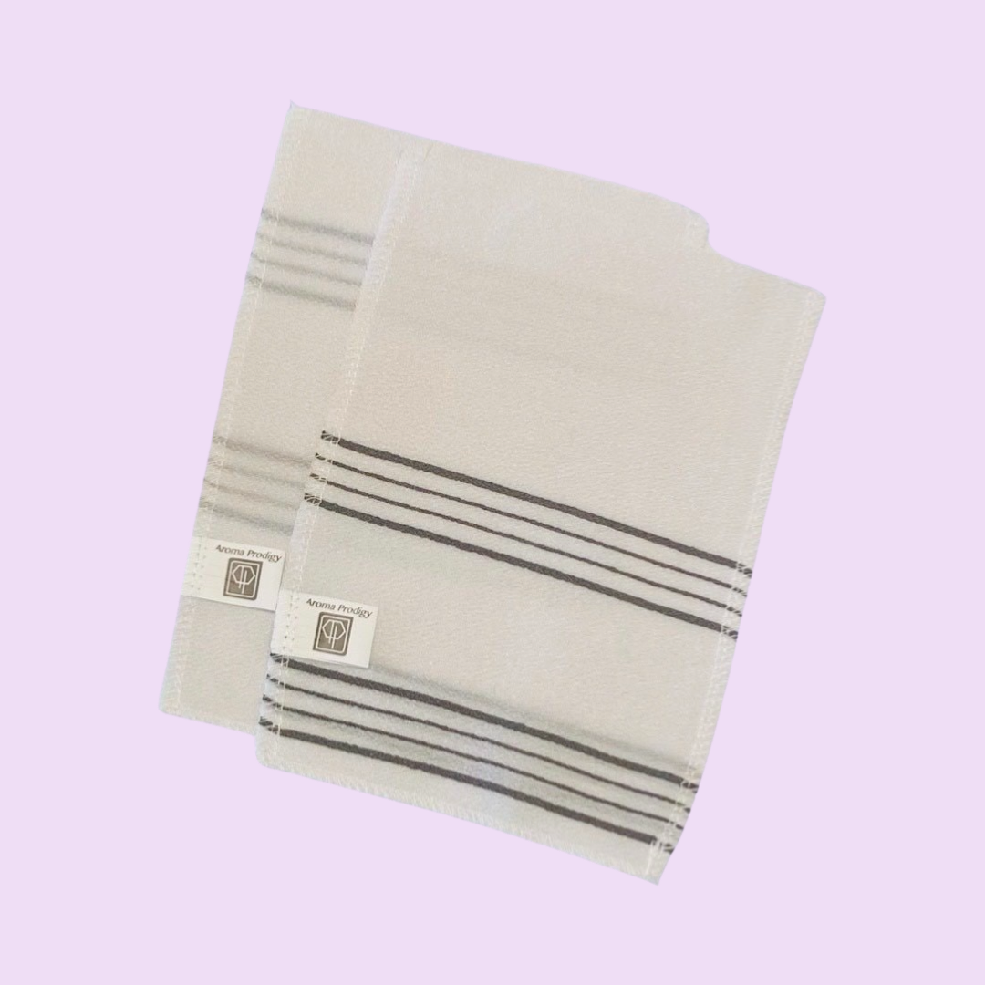 exfoliating bath washcloth for soft silky skin | exfoliate body scrubber | exfoliate glove to remove dry skin