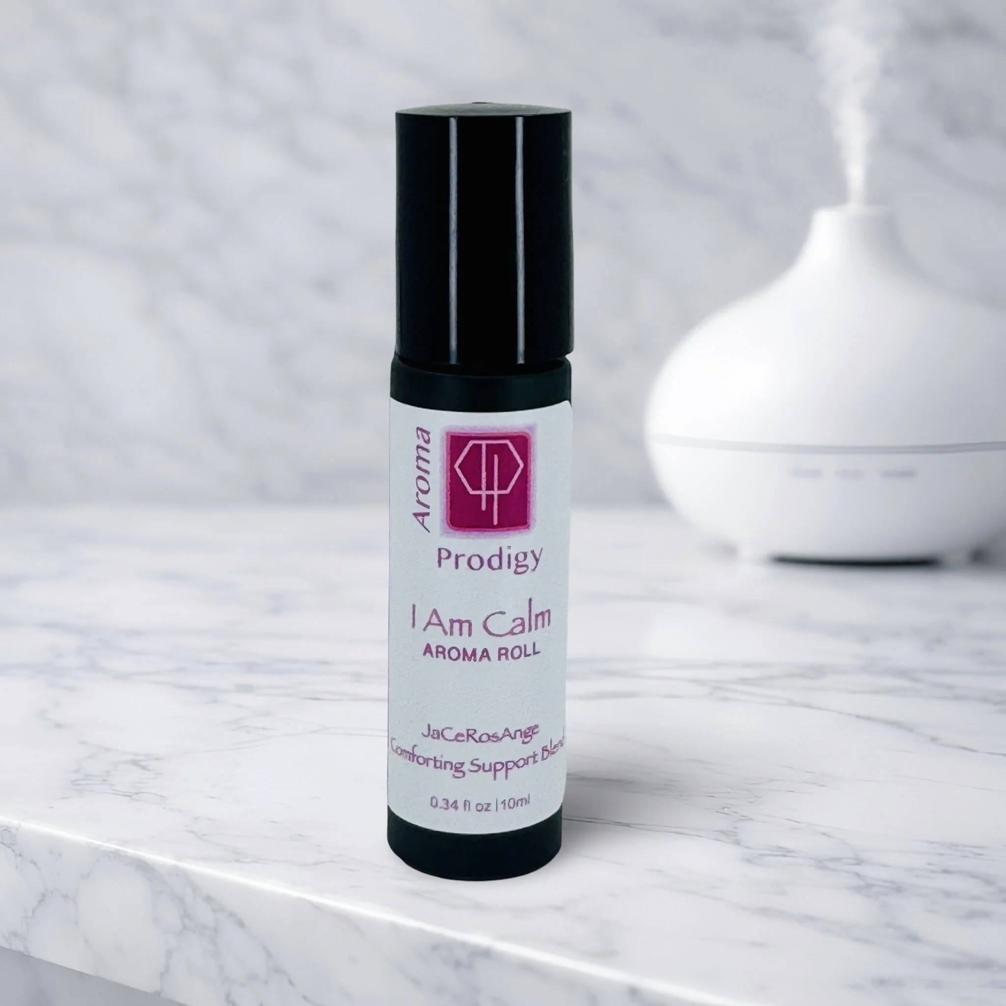 I Am Calm Aroma Roll: JaCeRosAnge Comforting Mood Support Blend (10mL)