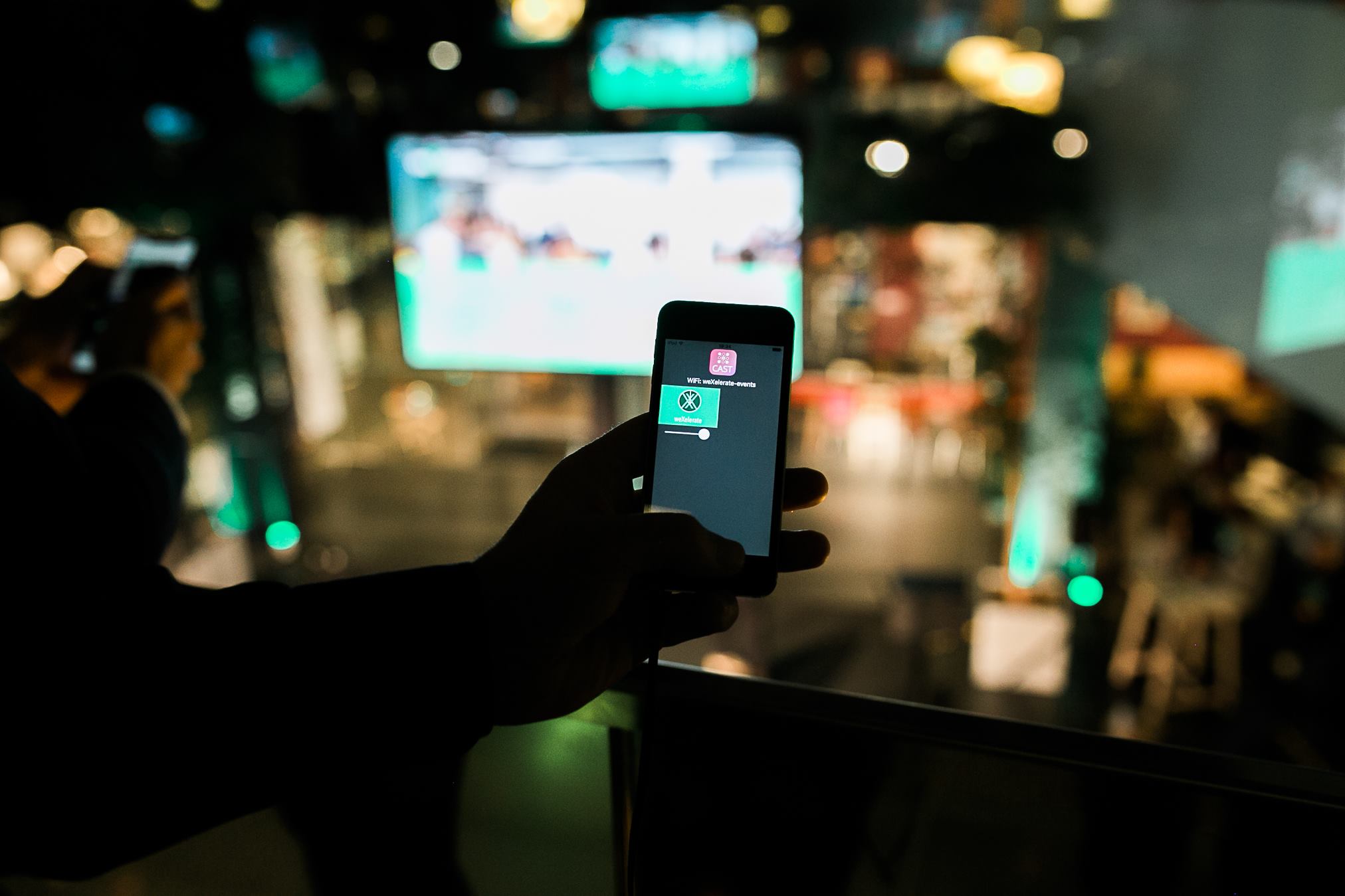 Audio streaming in realtime at weXelerate Public Demo Day with auXala