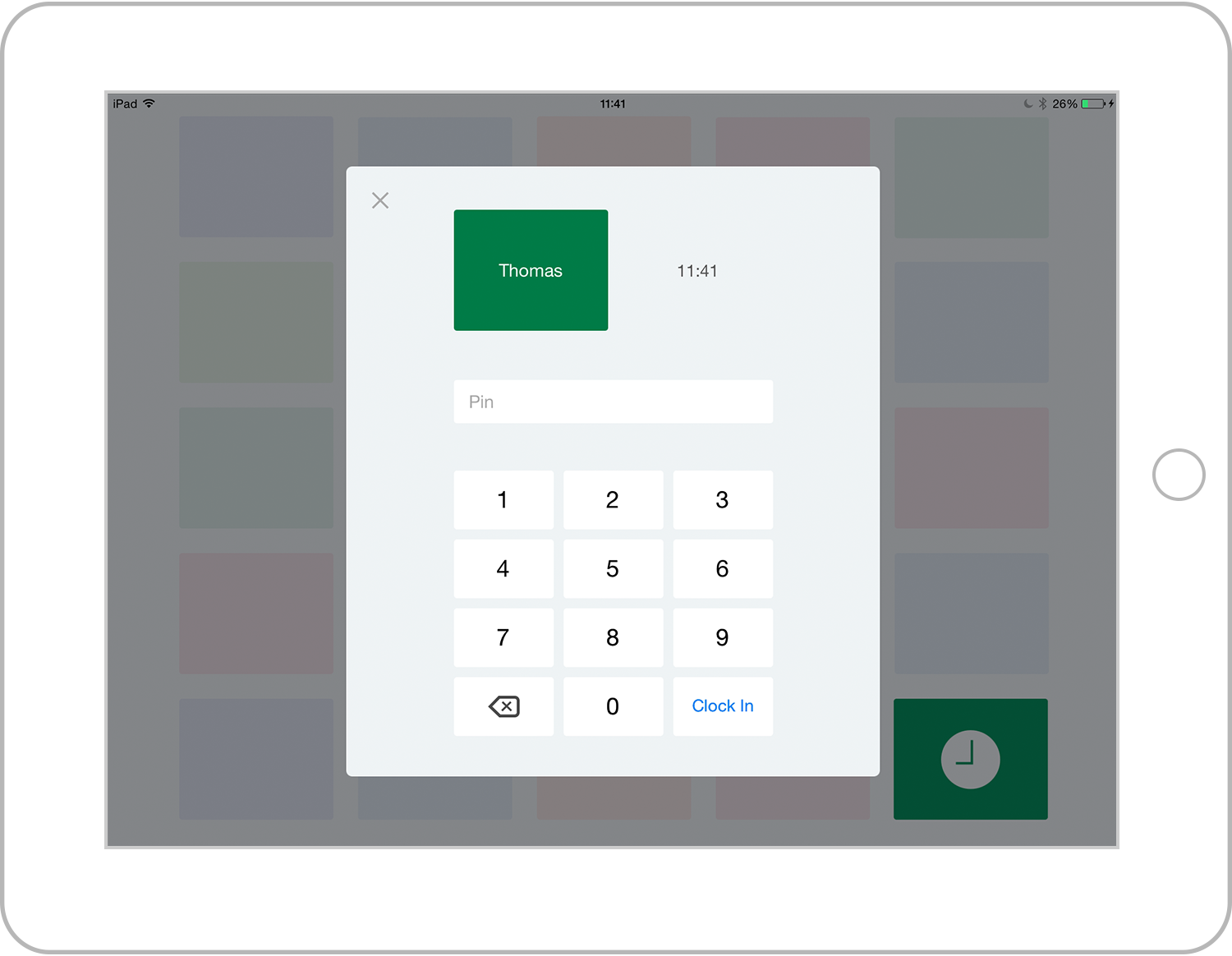 Reg user password clock in.png