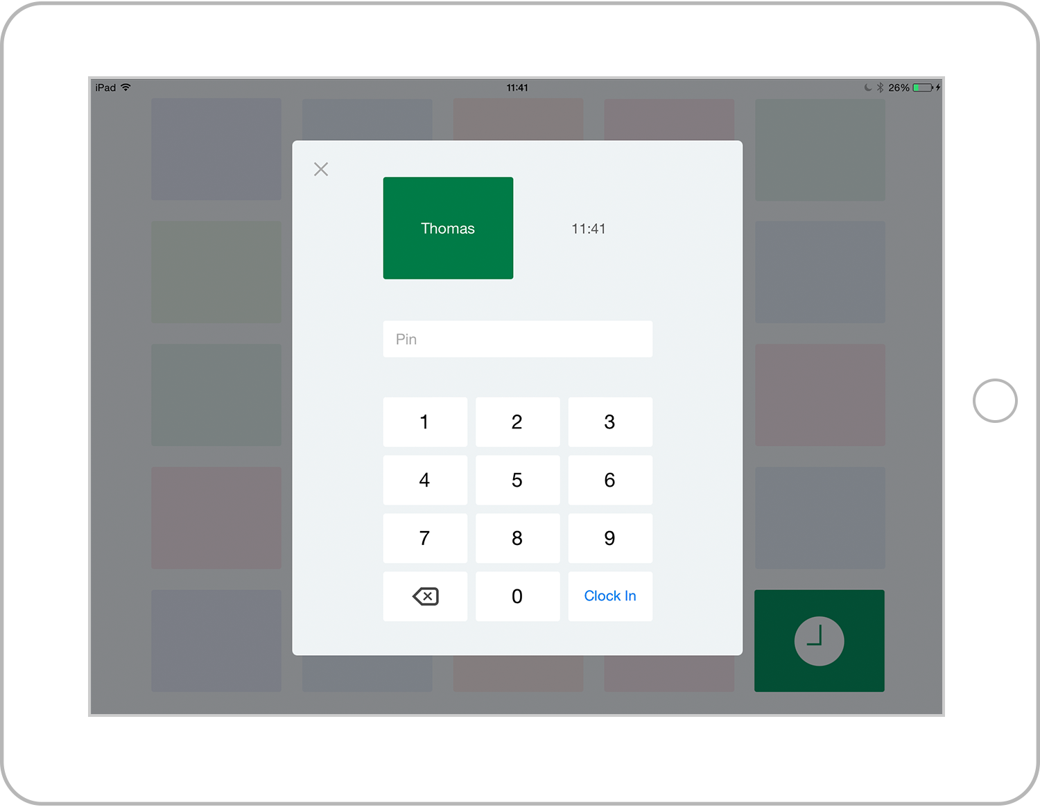 Reg user password clock in.png