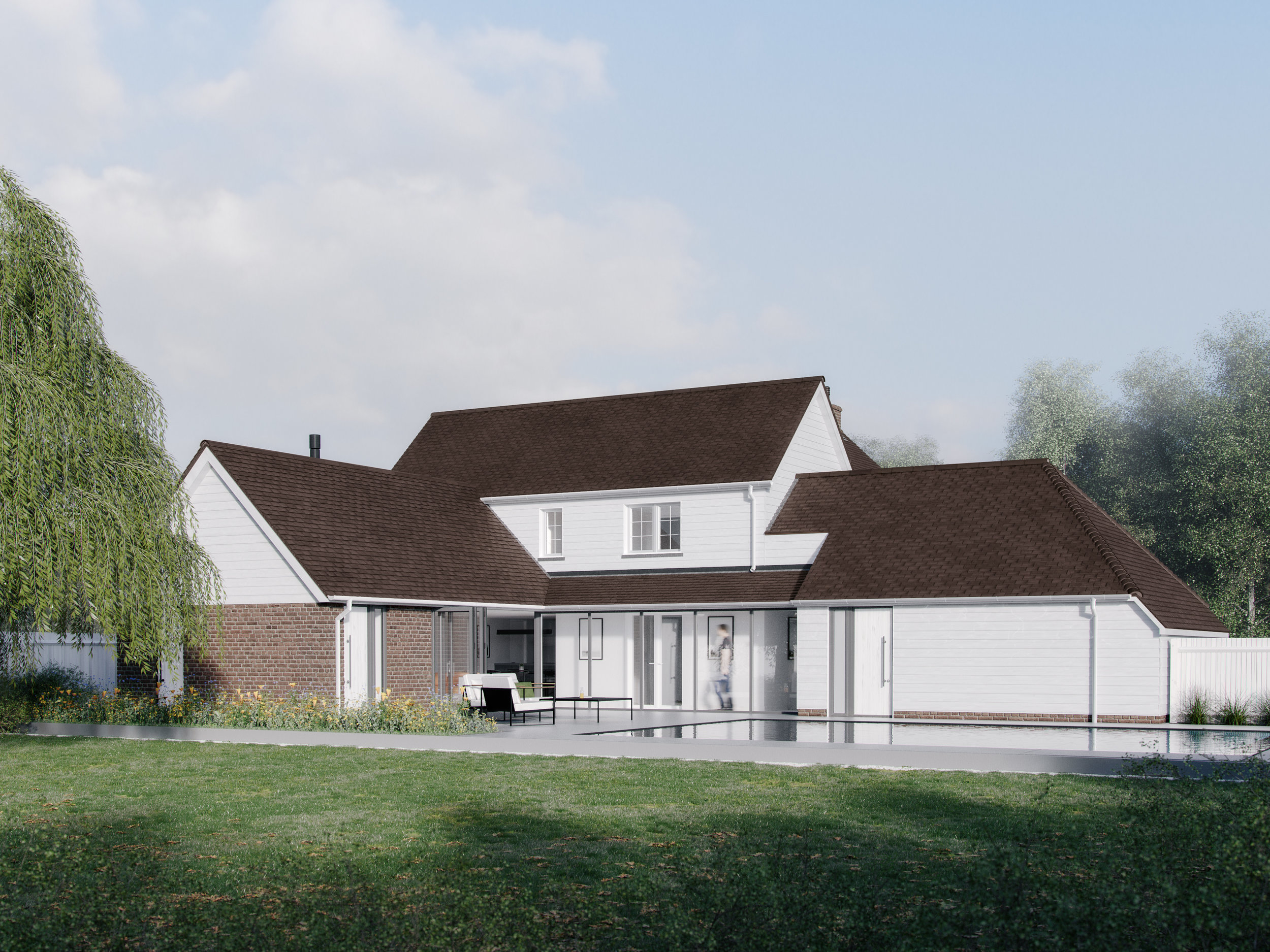 Brooklands Modern Residential Architecture Home