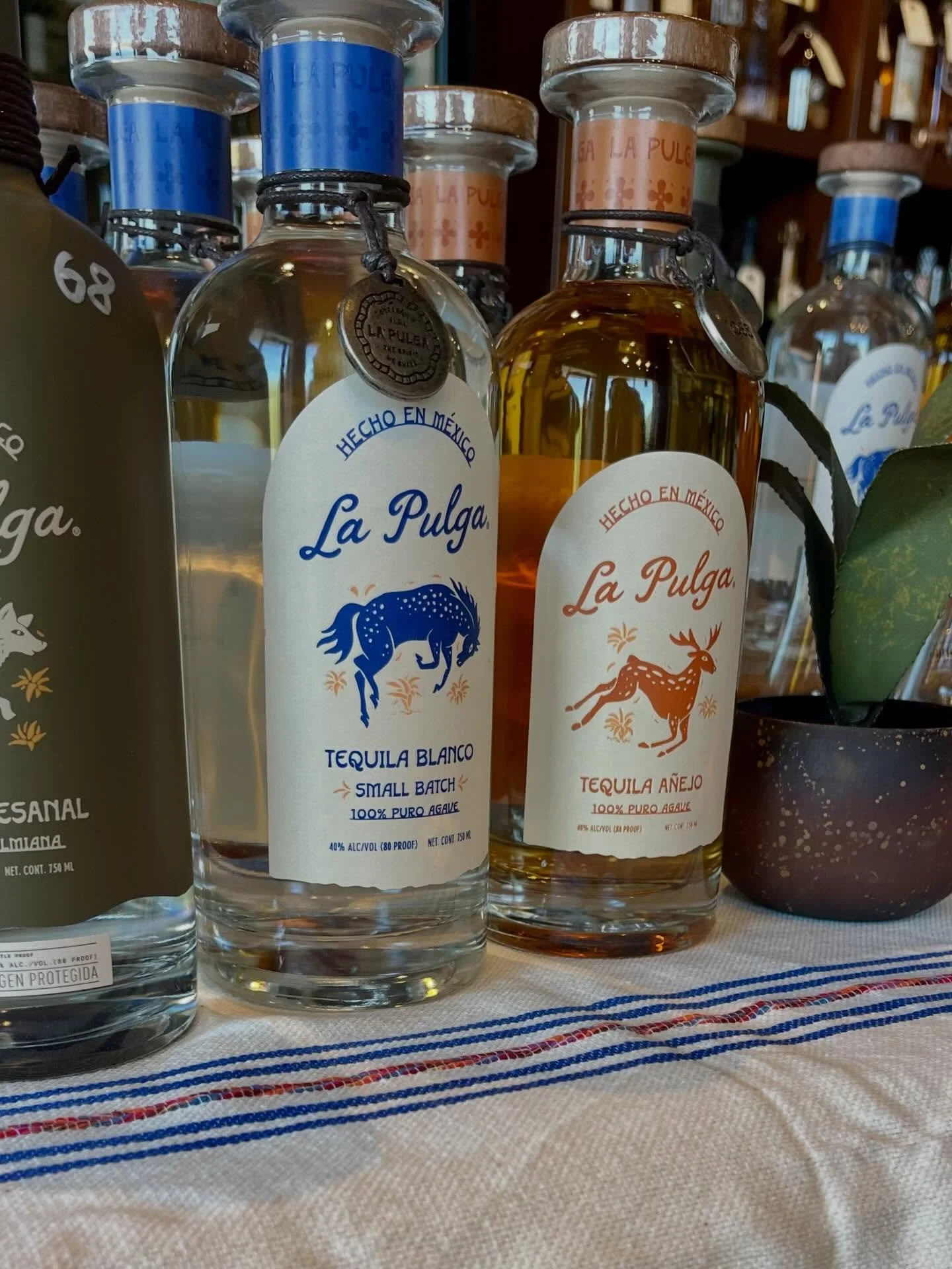Happy Cinco de Mayo!  La Pulga tasting this afternoon 3-6! Blanco. Anejo.  Mezcal.  We are also pouring a dynamic and refreshing cocktail, The Blanco Basil Pepino, to get the party started!