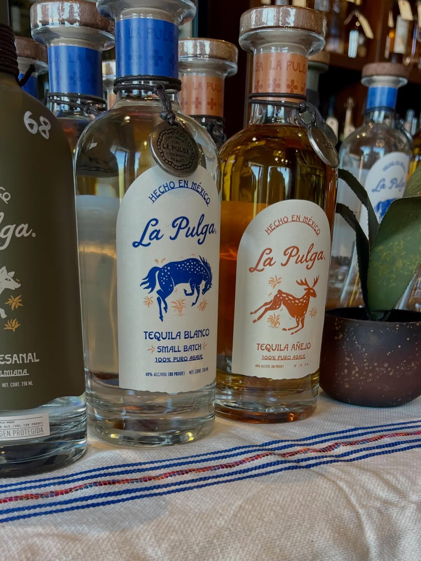 Happy Cinco de Mayo!  La Pulga tasting this afternoon 3-6! Blanco. Anejo.  Mezcal.  We are also pouring a dynamic and refreshing cocktail, The Blanco Basil Pepino, to get the party started!