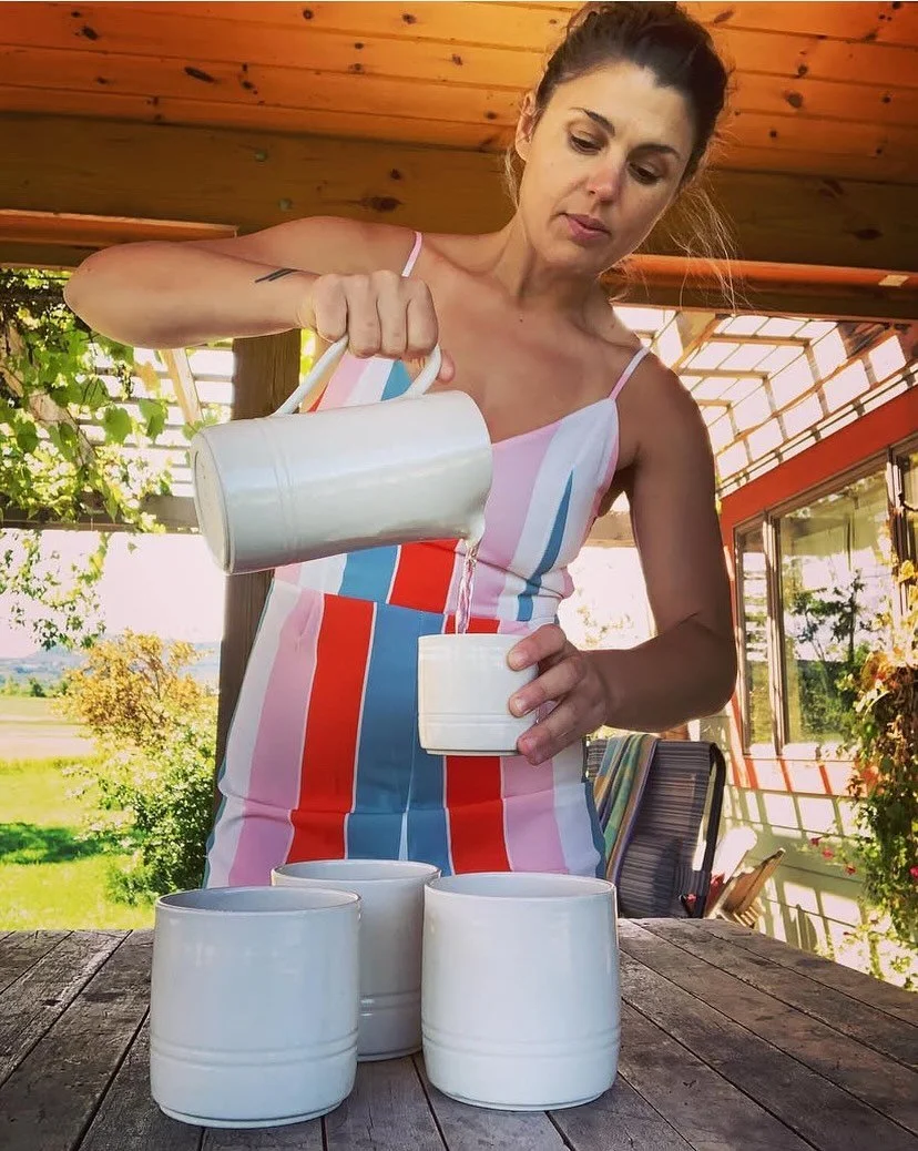 This Friday - June 12th 3-6pm
Crowe Clay Artist Pop Up!!!!
We are DELIGHTED and honored to collaborate with our friend Jasmine Crowe for an evening of ceramics &amp; wine.  Her pieces elevate any table scape with a balance of texture, whimsy and func