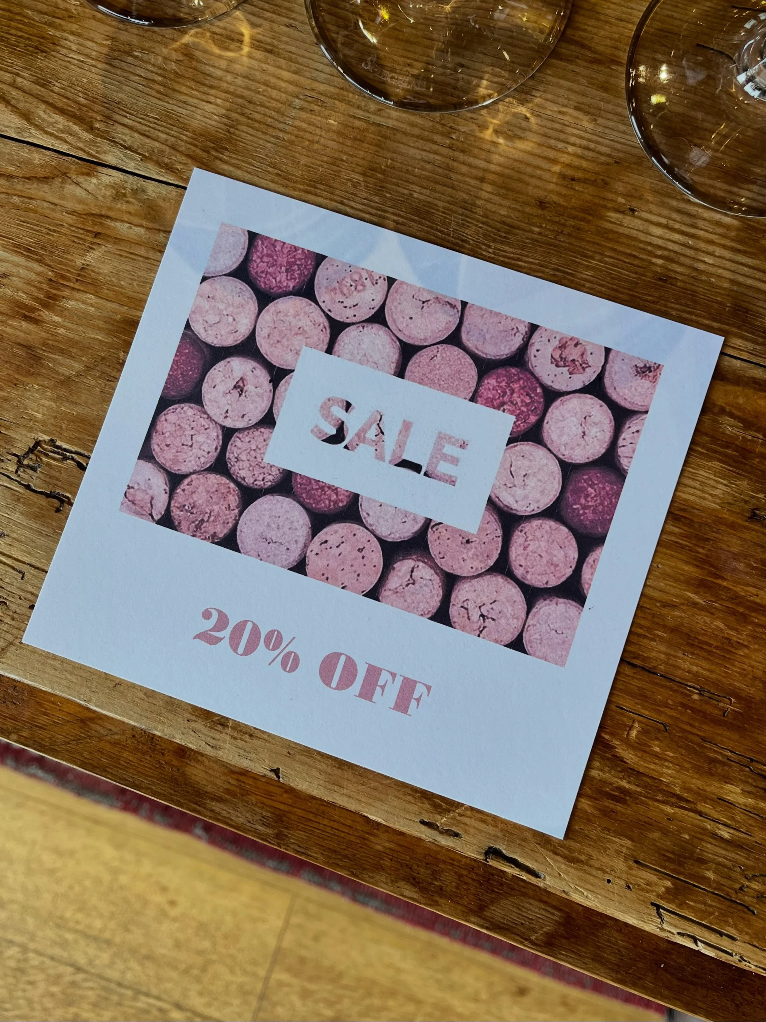 Change of Season SALE &amp; TASTING!!! Today 3-6pm
Over stocked or end-of-bin, take advantage of some great discounts and help us make room for new treasures.  Some delights will be open to try first.  Let&rsquo;s make a deal!