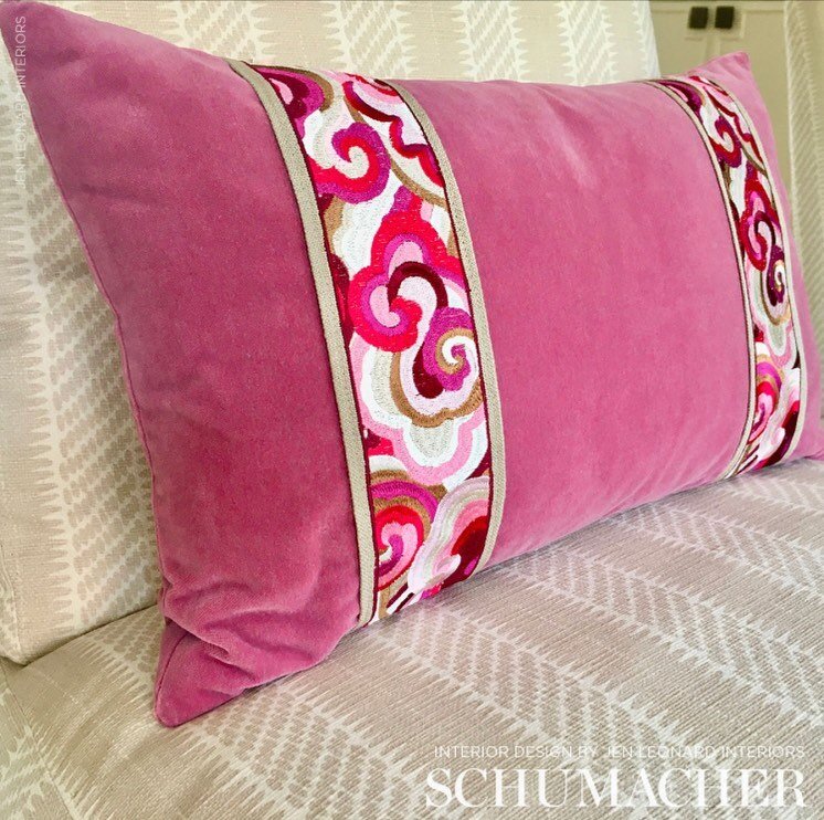 💕 Thanks for featuring us on your website @schumacher1889! 💕 ⁣
⁣
Fun, colorful trims elevate and finish everything -  pillows, furniture, window treatments, lampshades&hellip;You name it! 💕 💕 ⁣
⁣
⁣
⁣
⁣
#schumacher1889 #schumachertrim #decorativep
