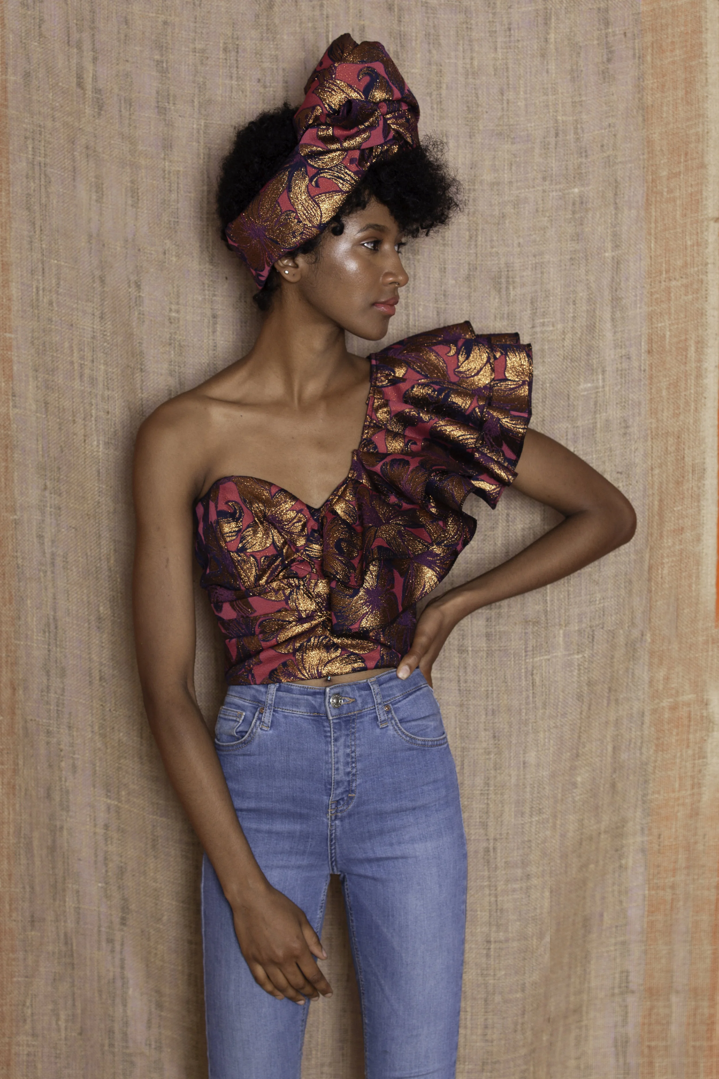 Goldie Cropped Top, view 2 of 3