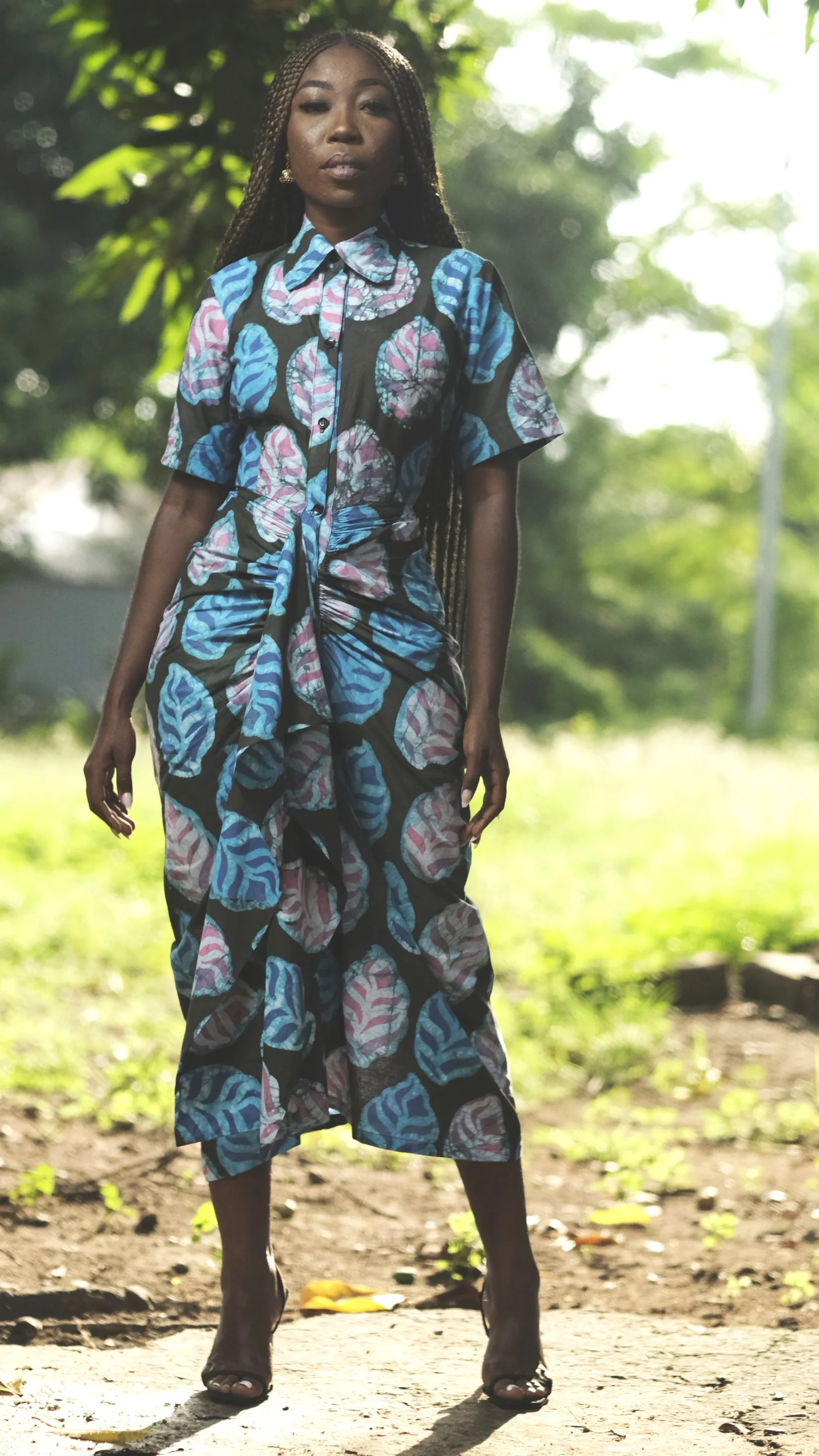 Ruffle Shirt Dress, view 2 of 2