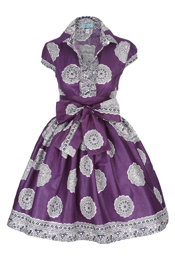 Fusion Purple Shirt Dress