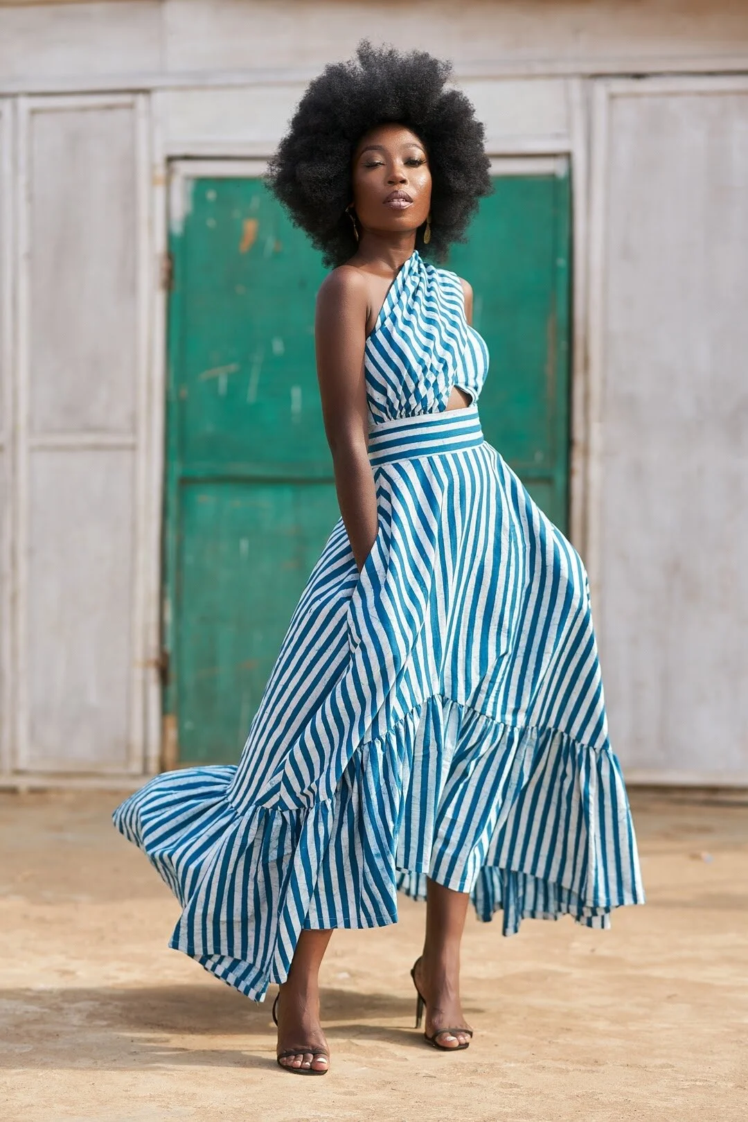 Blue Beeko Dress, view 2 of 3