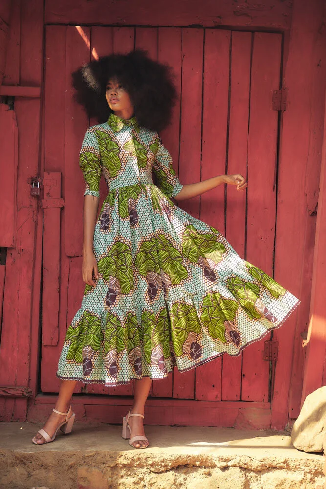 Sage Dress, view 2 of 2