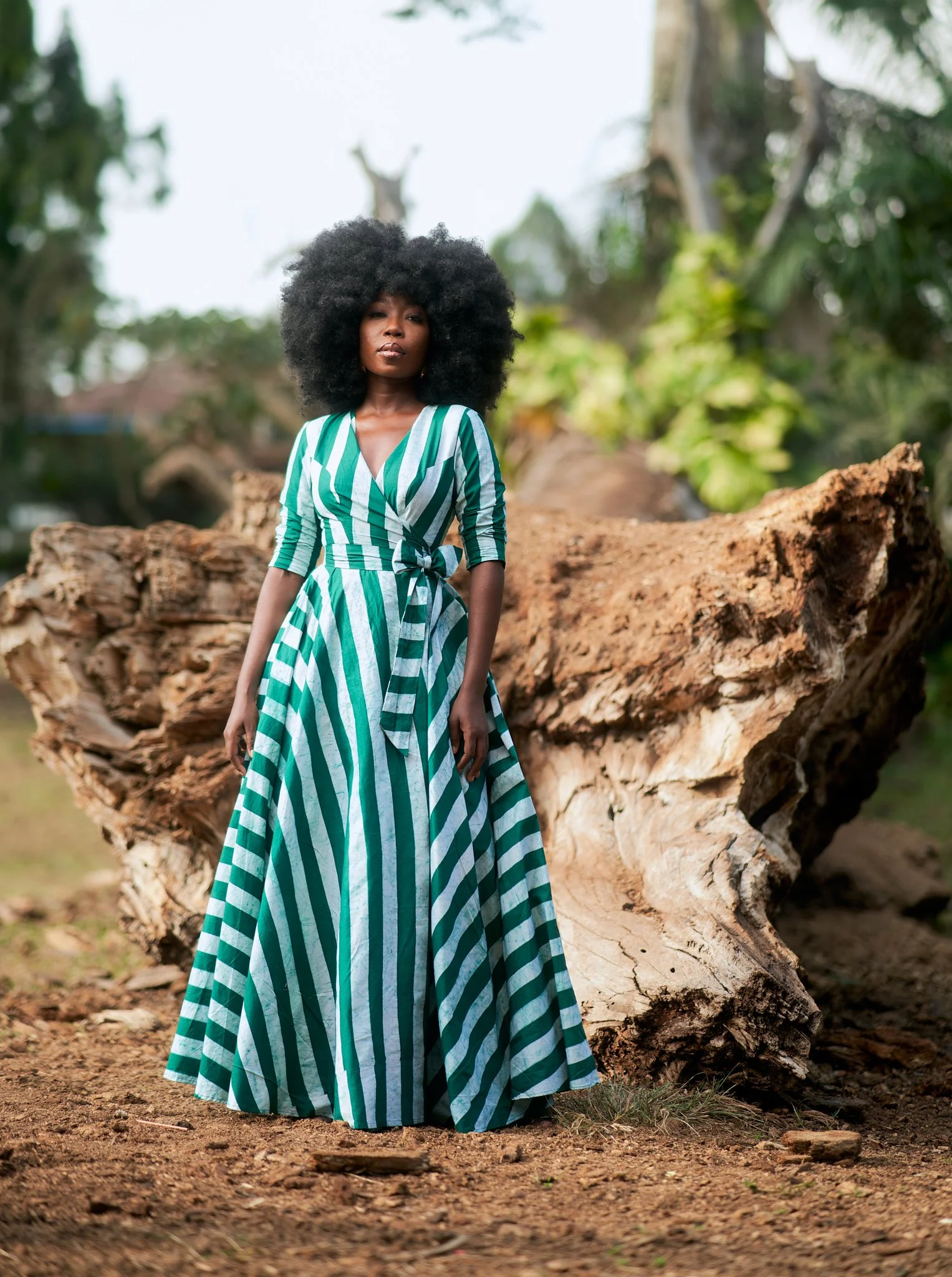 Bri Wrap Dress, view 2 of 3