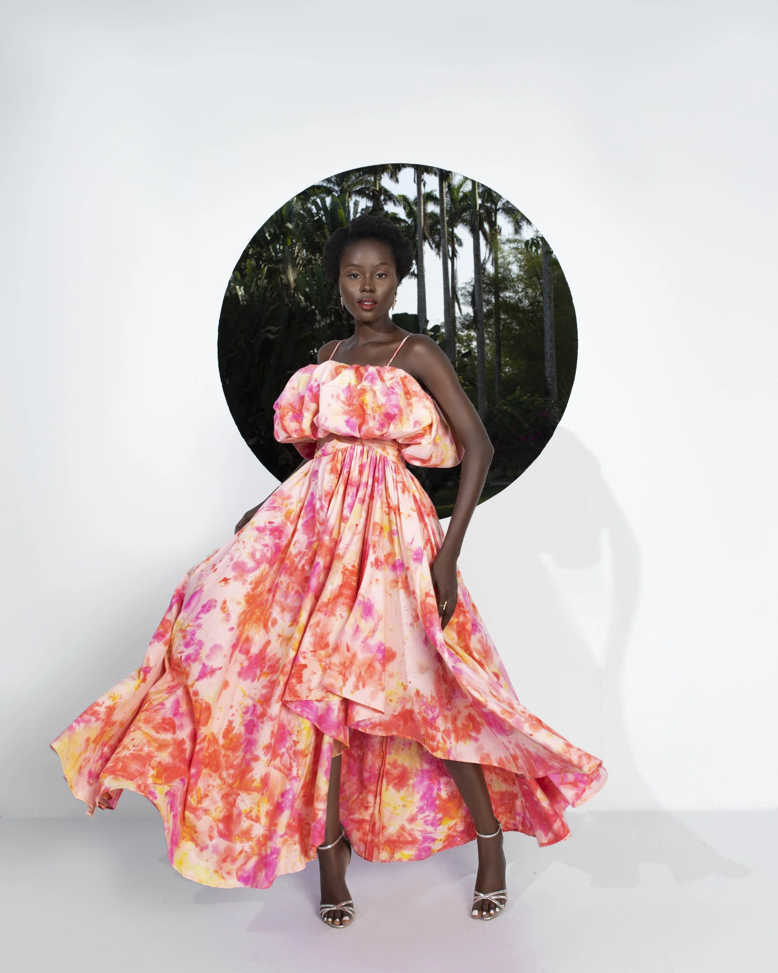 Cloud Dress / Peach, view 2 of 2
