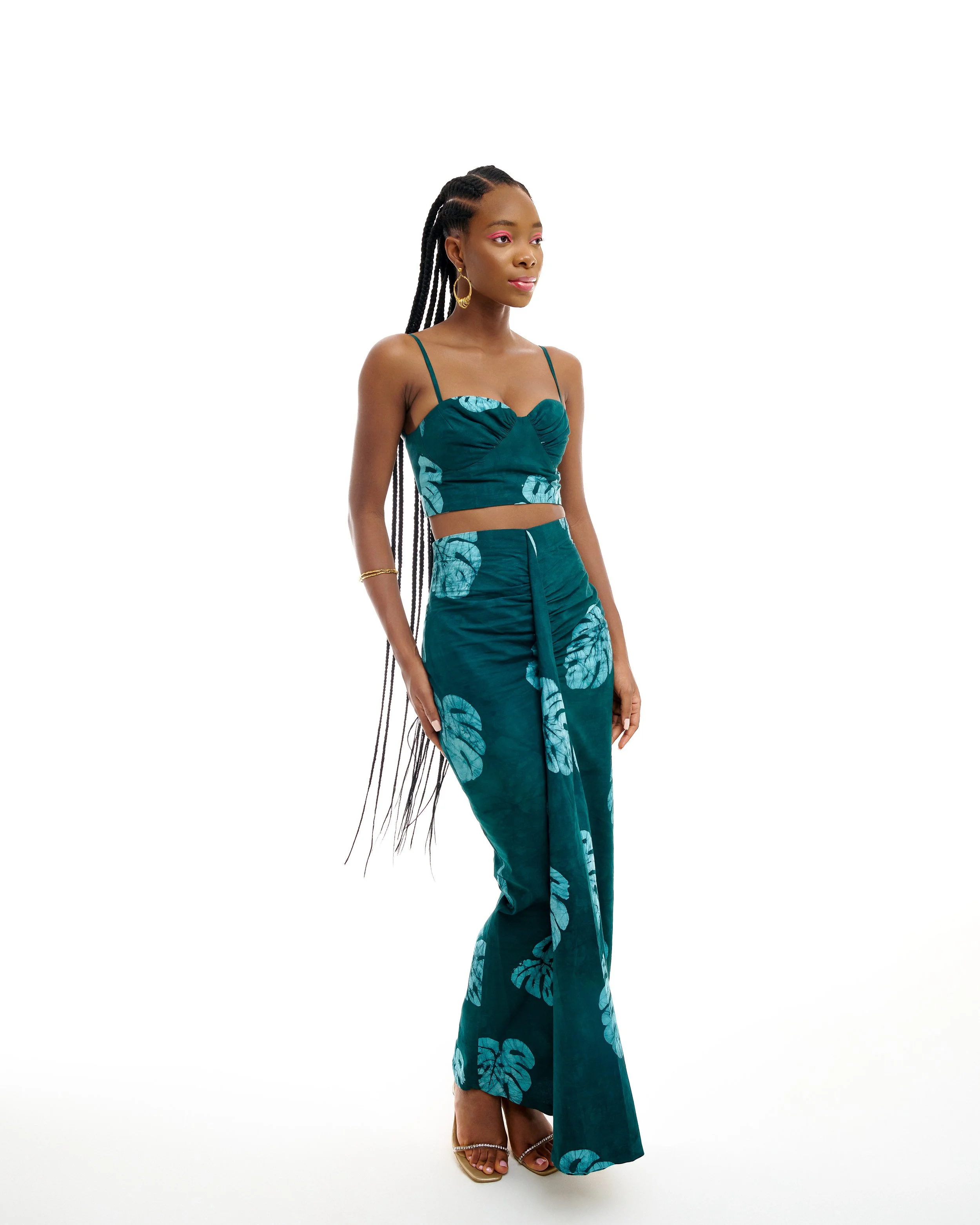 Bailey Skirt / Green Leaf, view 2 of 4