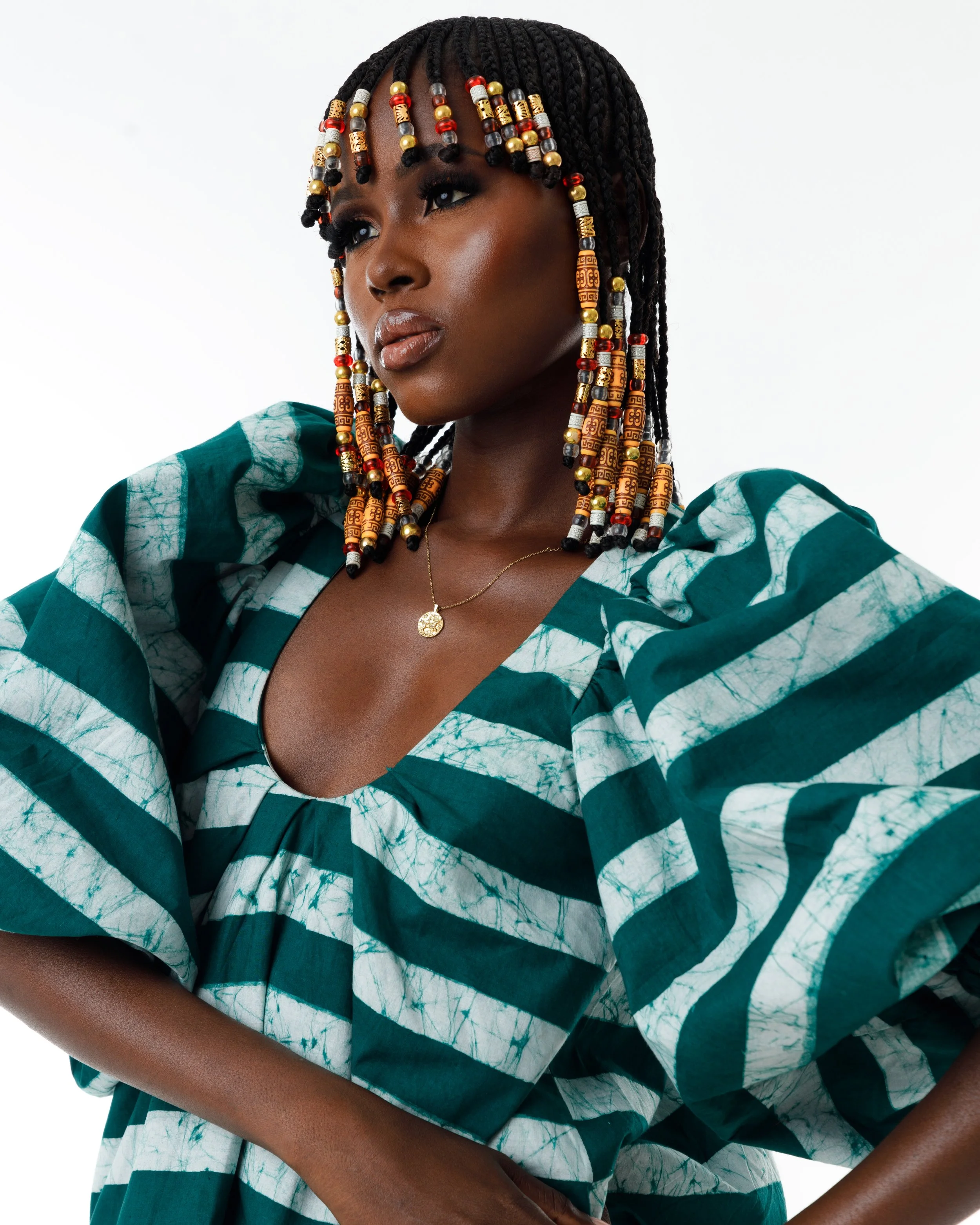 SANAA Dress (forest green), view 5 of 5