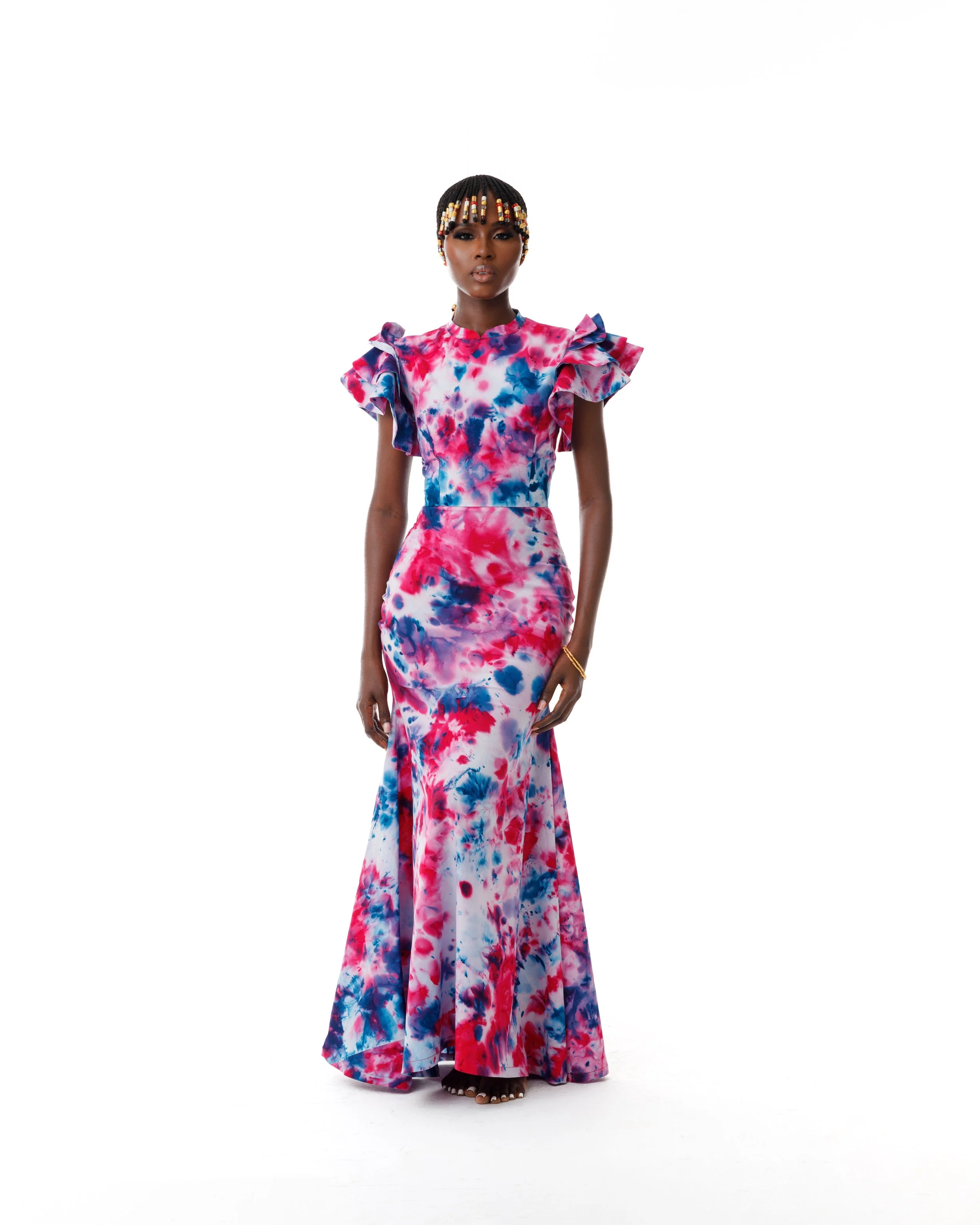ZAINA DRESS (PINKY PURPLE), view 2 of 3