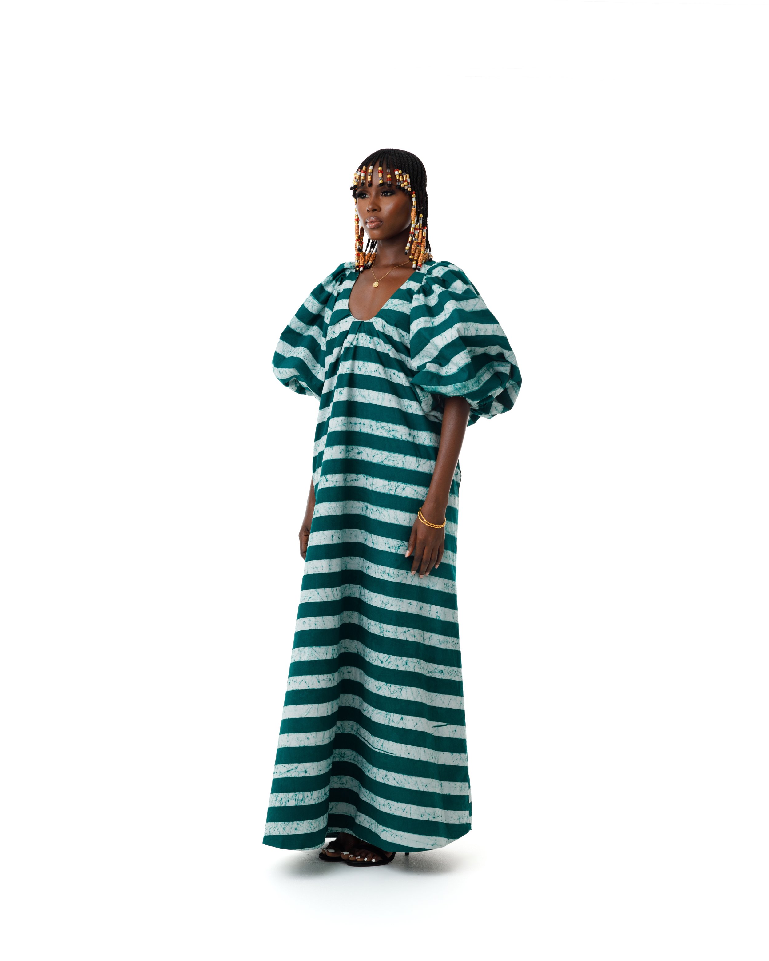 SANAA Dress (forest green), view 4 of 5
