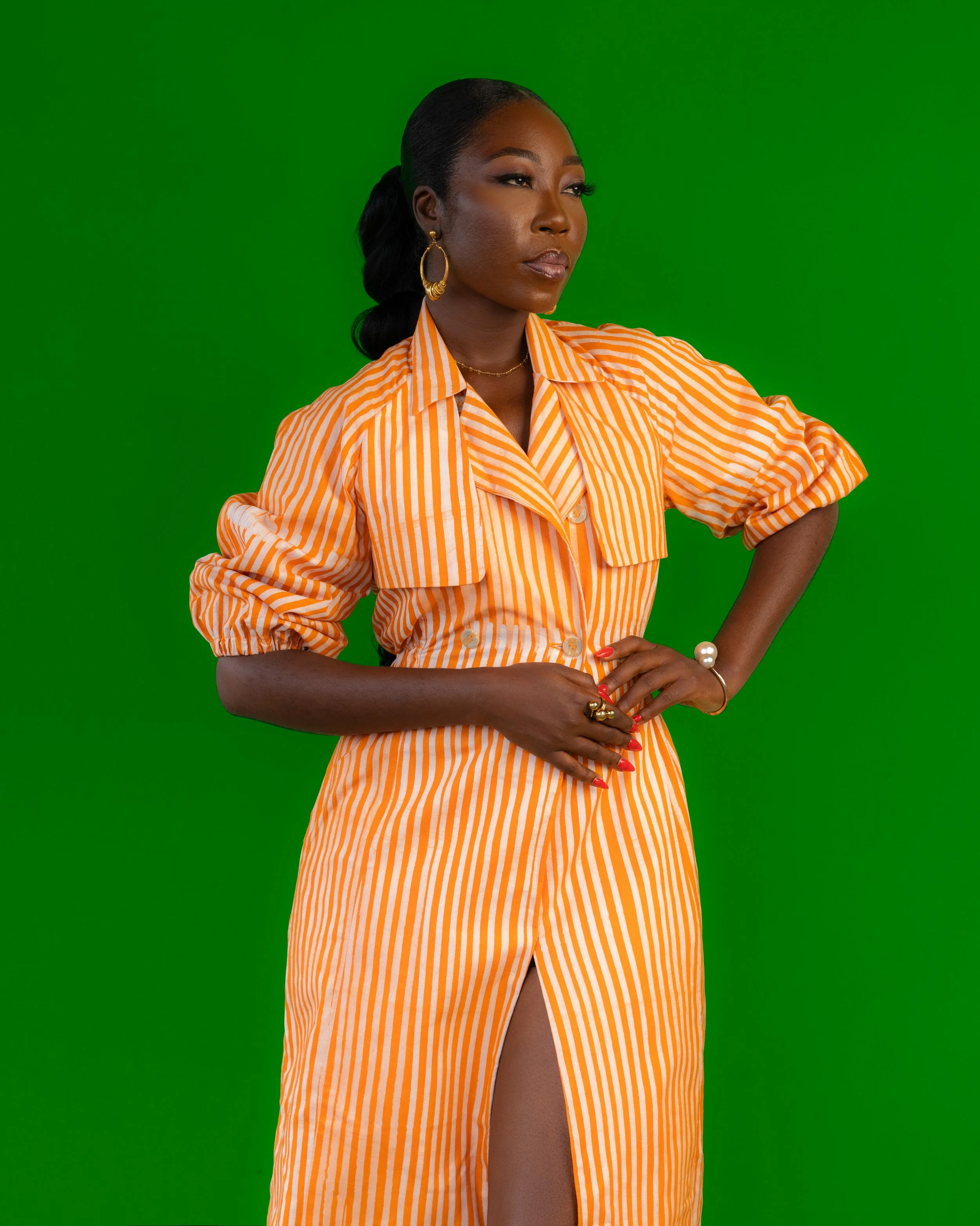 Nakia Coat (Orange), view 3 of 3